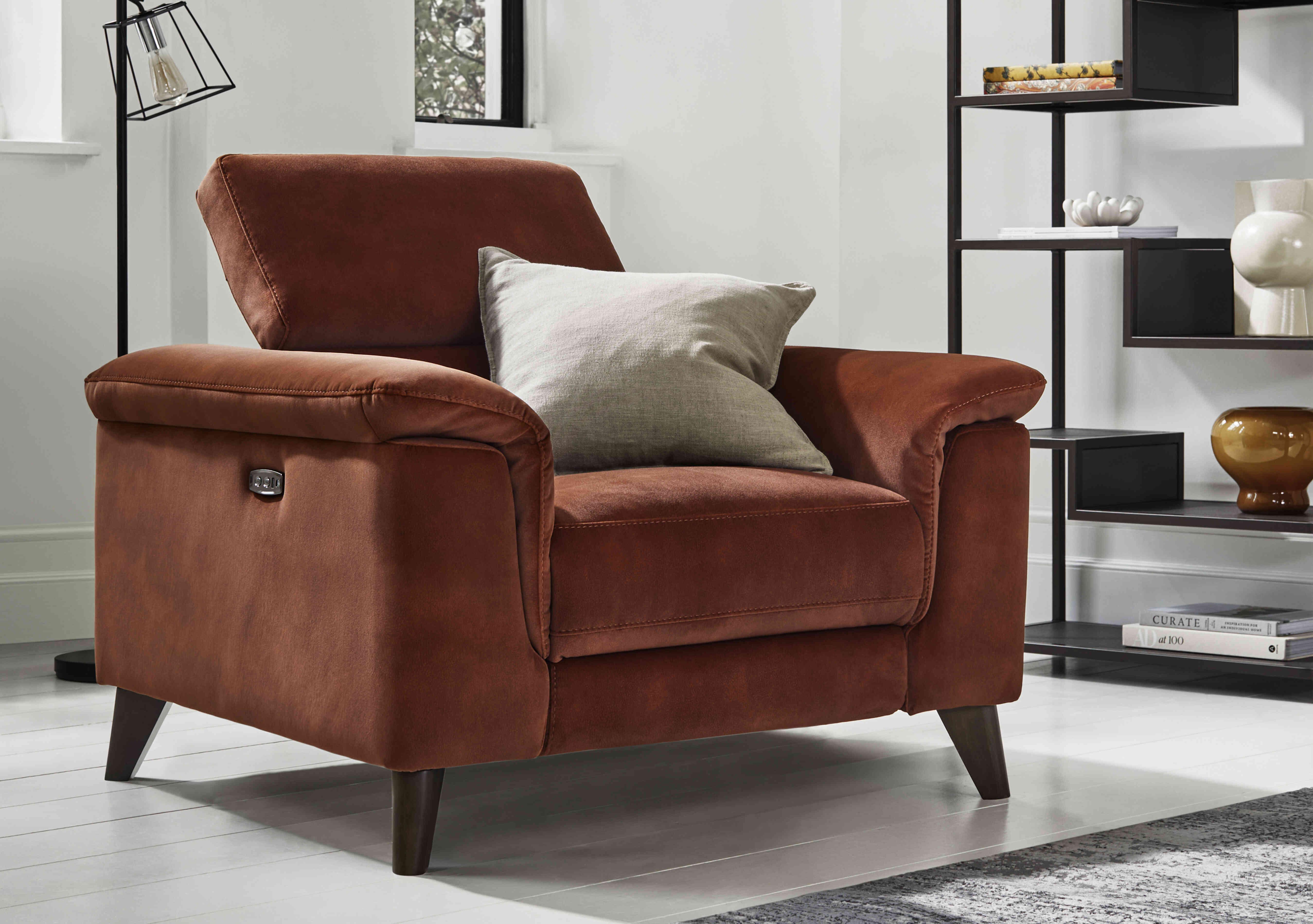 Wade Fabric Chair in  on Furniture Village