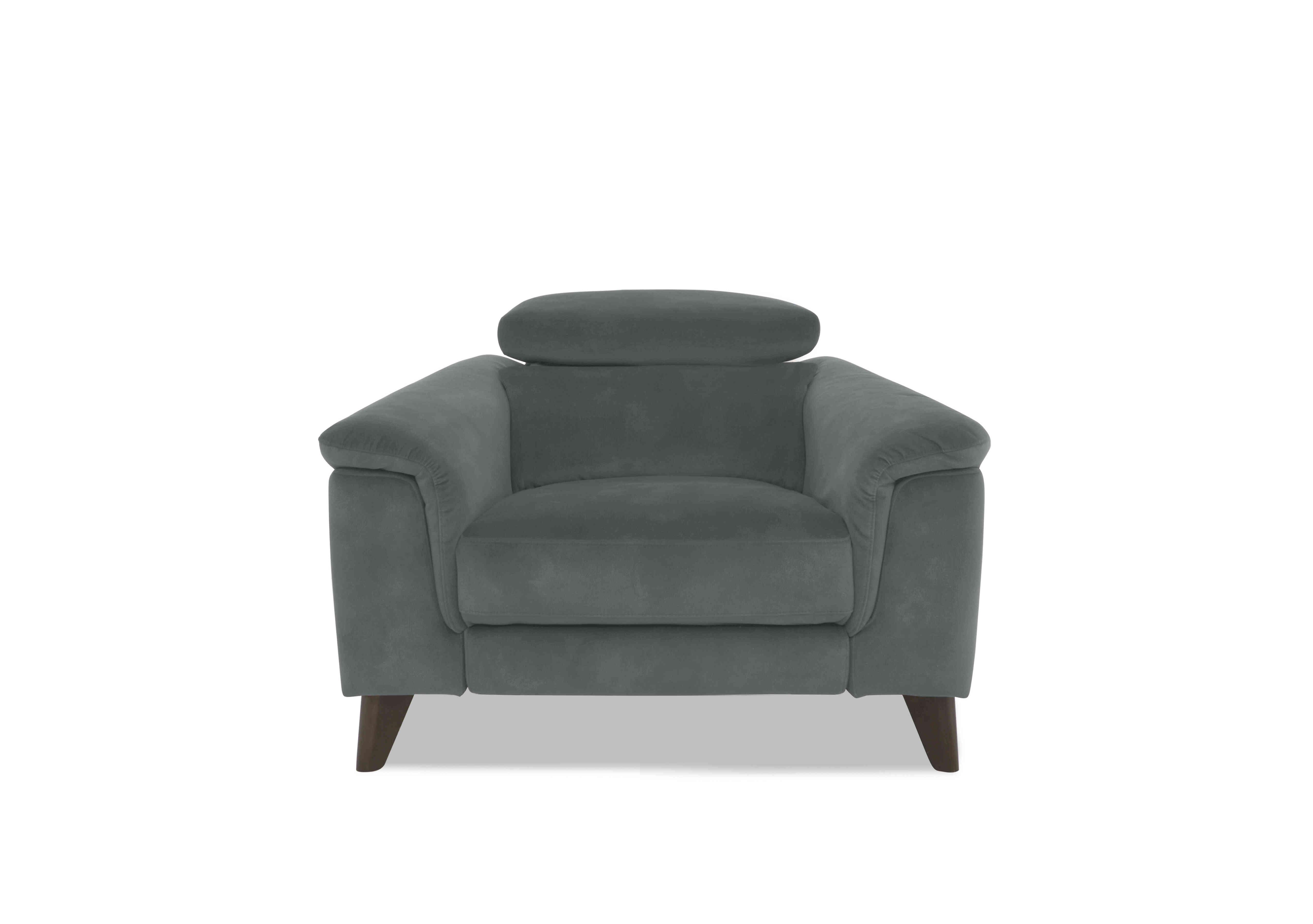 Wade Fabric Chair in Fab-Meg-R20 Pewter on Furniture Village