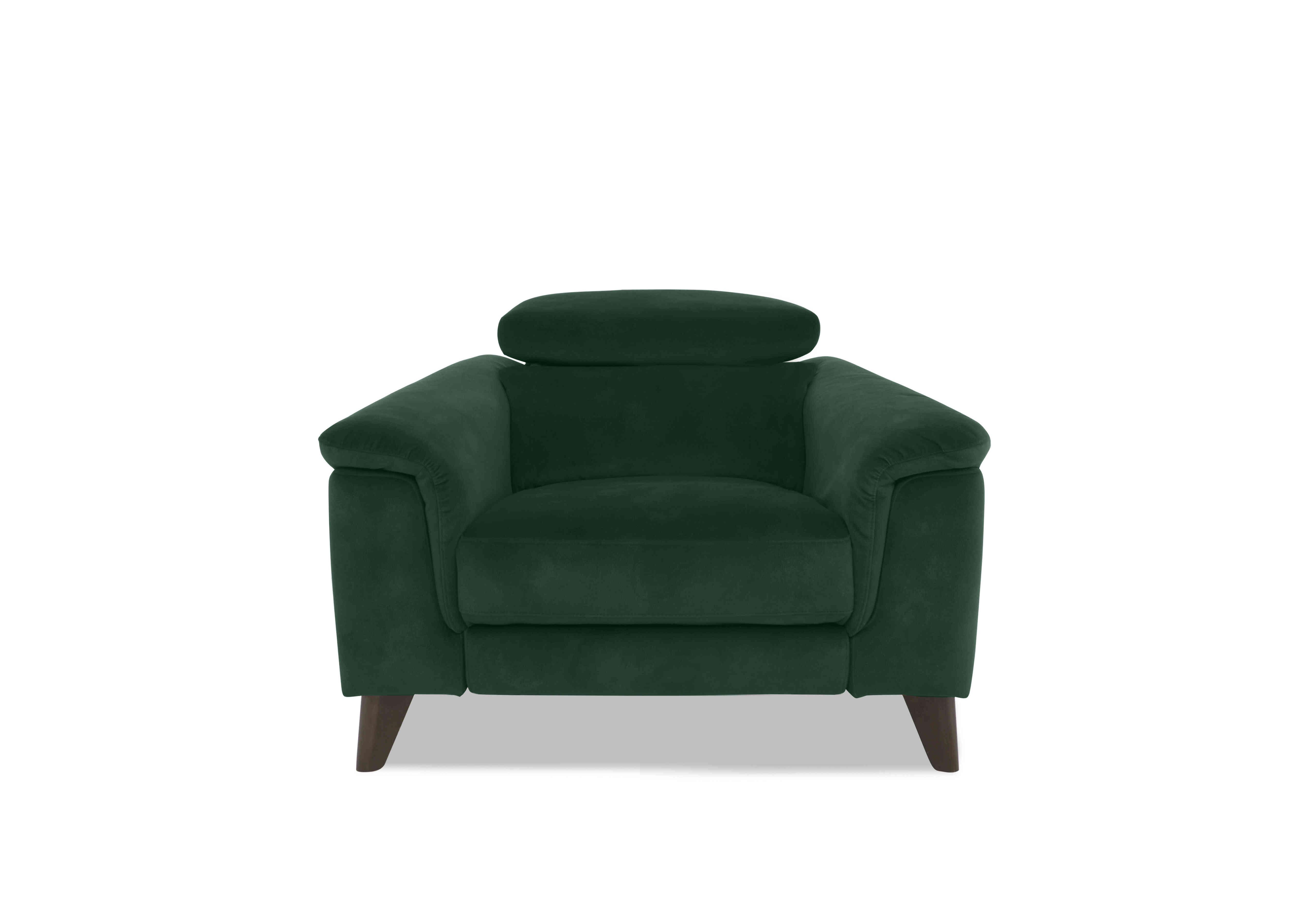 Wade Fabric Chair in Fab-Meg-R37 Emerald Green on Furniture Village