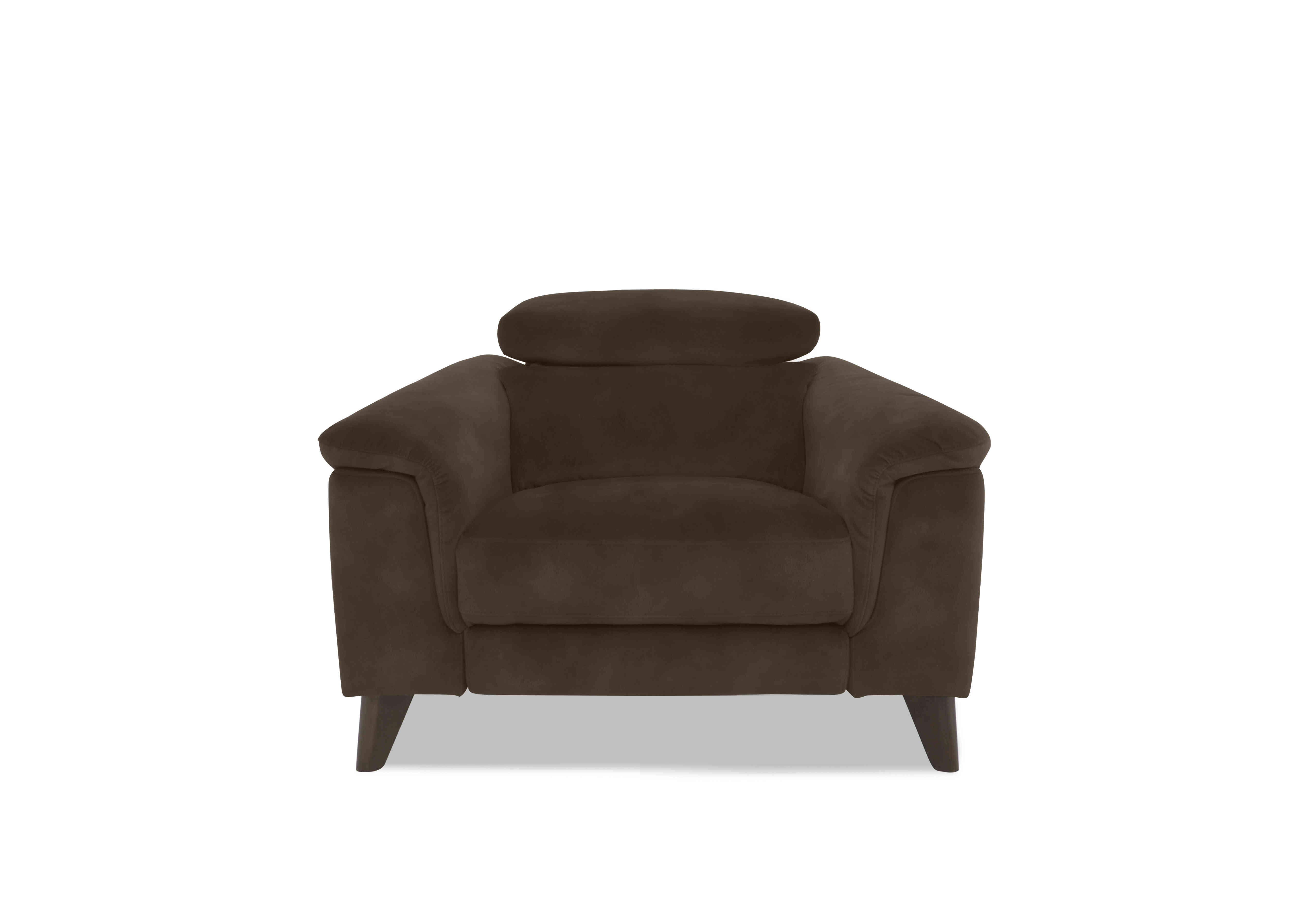 Wade Fabric Chair in Sfa-Pey-R04 Dark Chocolate on Furniture Village