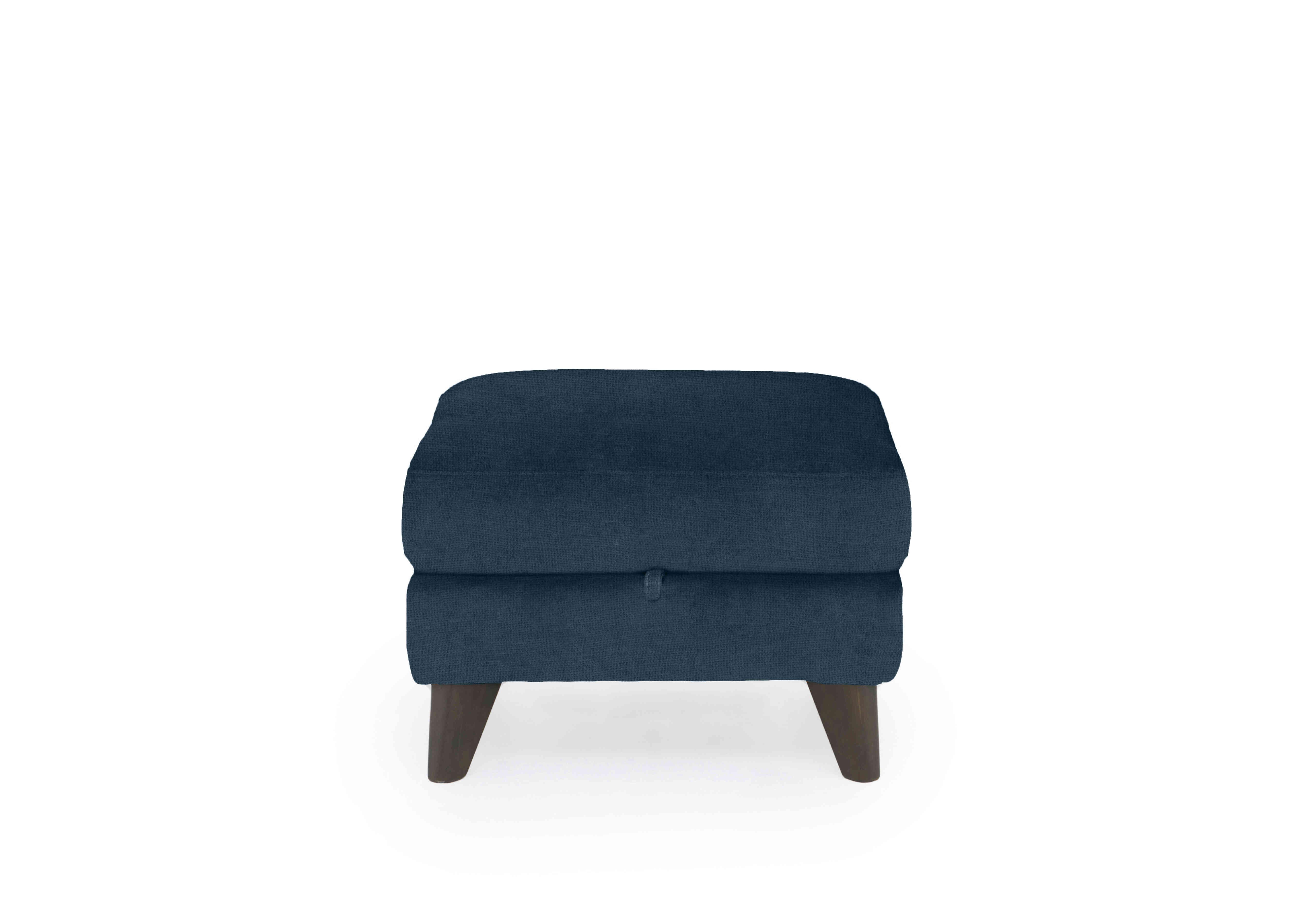 Wade Fabric Storage Footstool in Fab-Coe-R303 Silverish Blue on Furniture Village