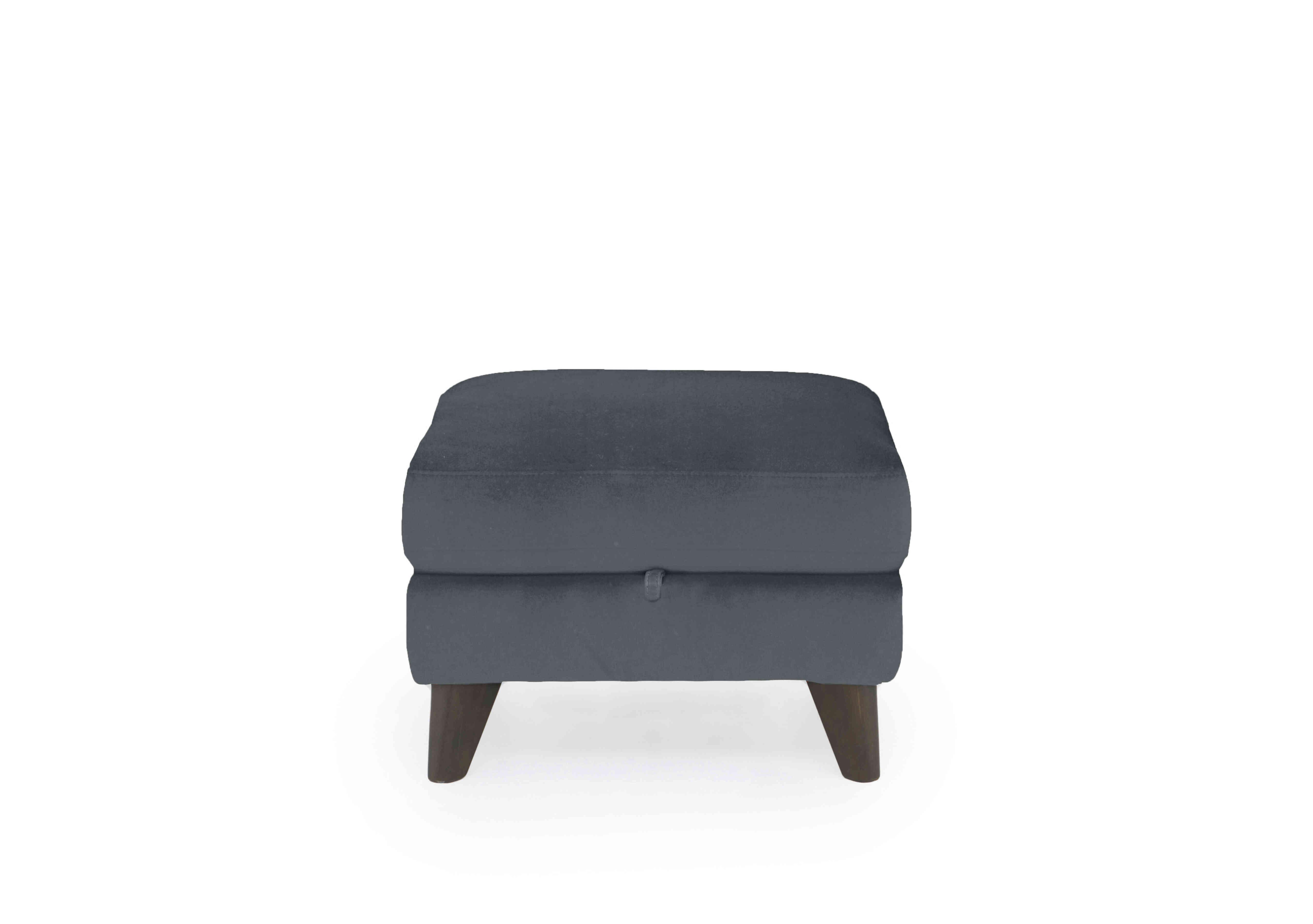 Wade Fabric Storage Footstool in Fab-Meg-R20 Pewter on Furniture Village