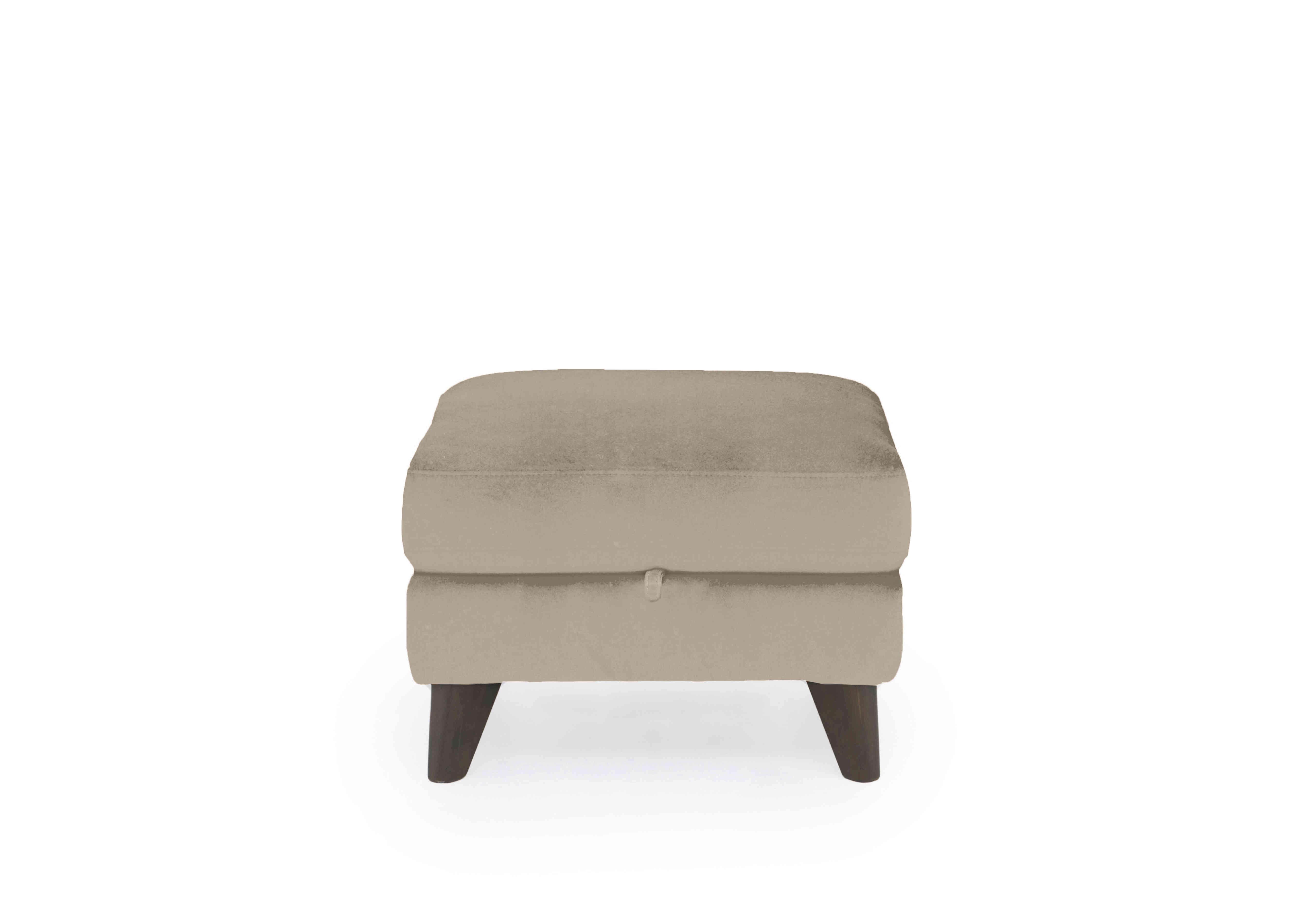 Wade Fabric Storage Footstool in Fab-Meg-R32 Light Khaki on Furniture Village