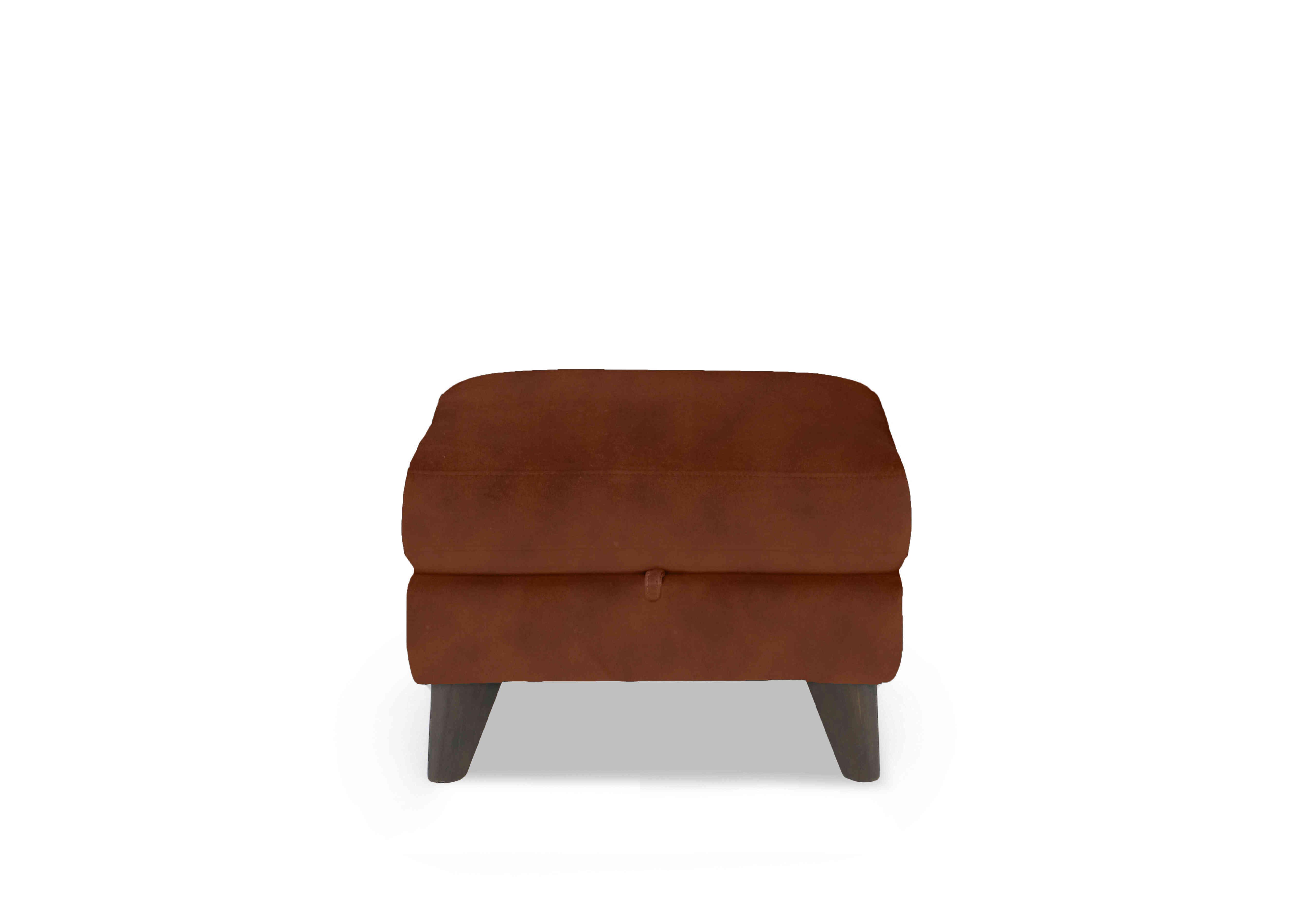 Wade Fabric Storage Footstool in Sfa-Pey-R06 Caramel on Furniture Village