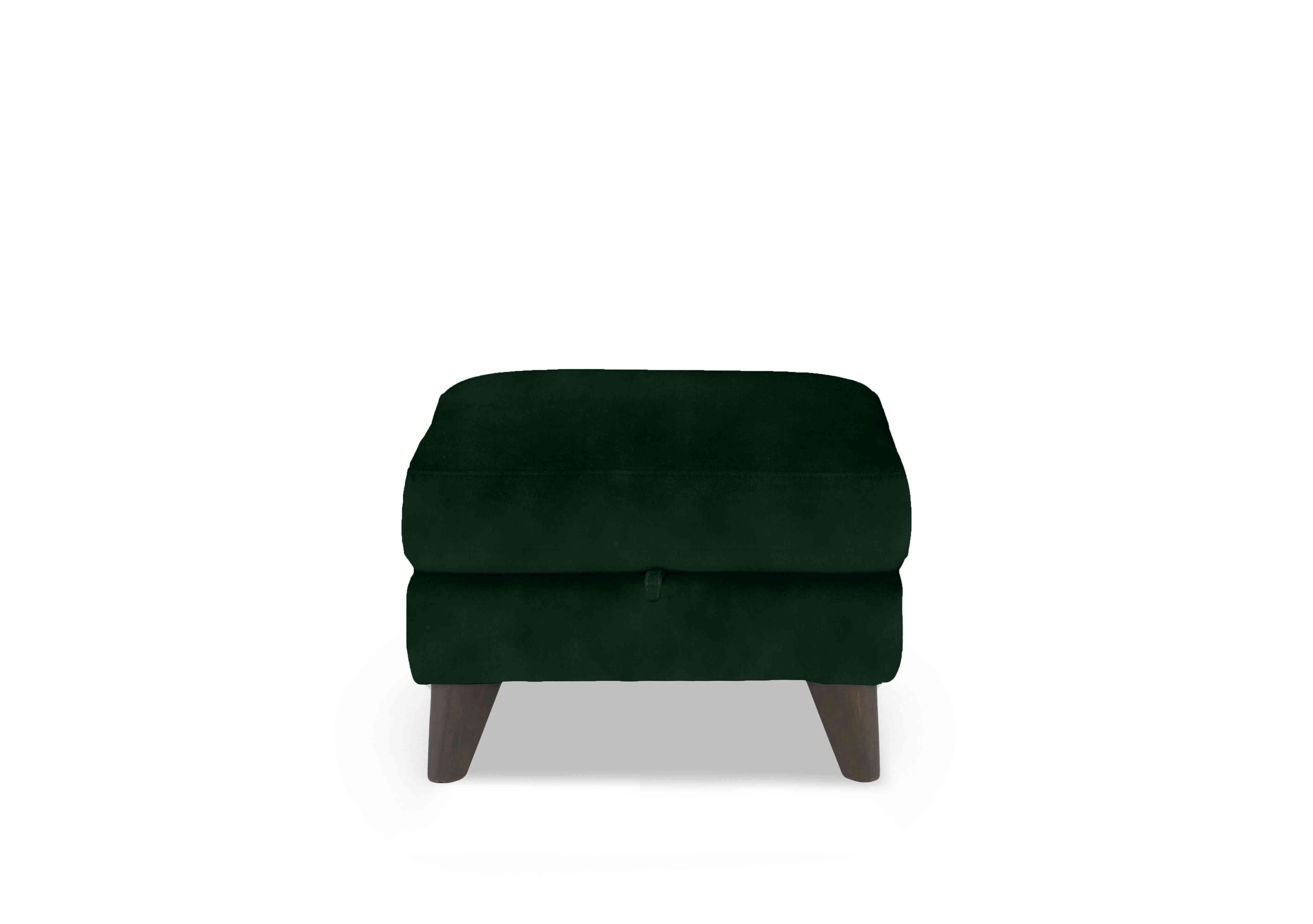 Wade Fabric Storage Footstool in Sfa-Pey-R11 Dark Green on Furniture Village