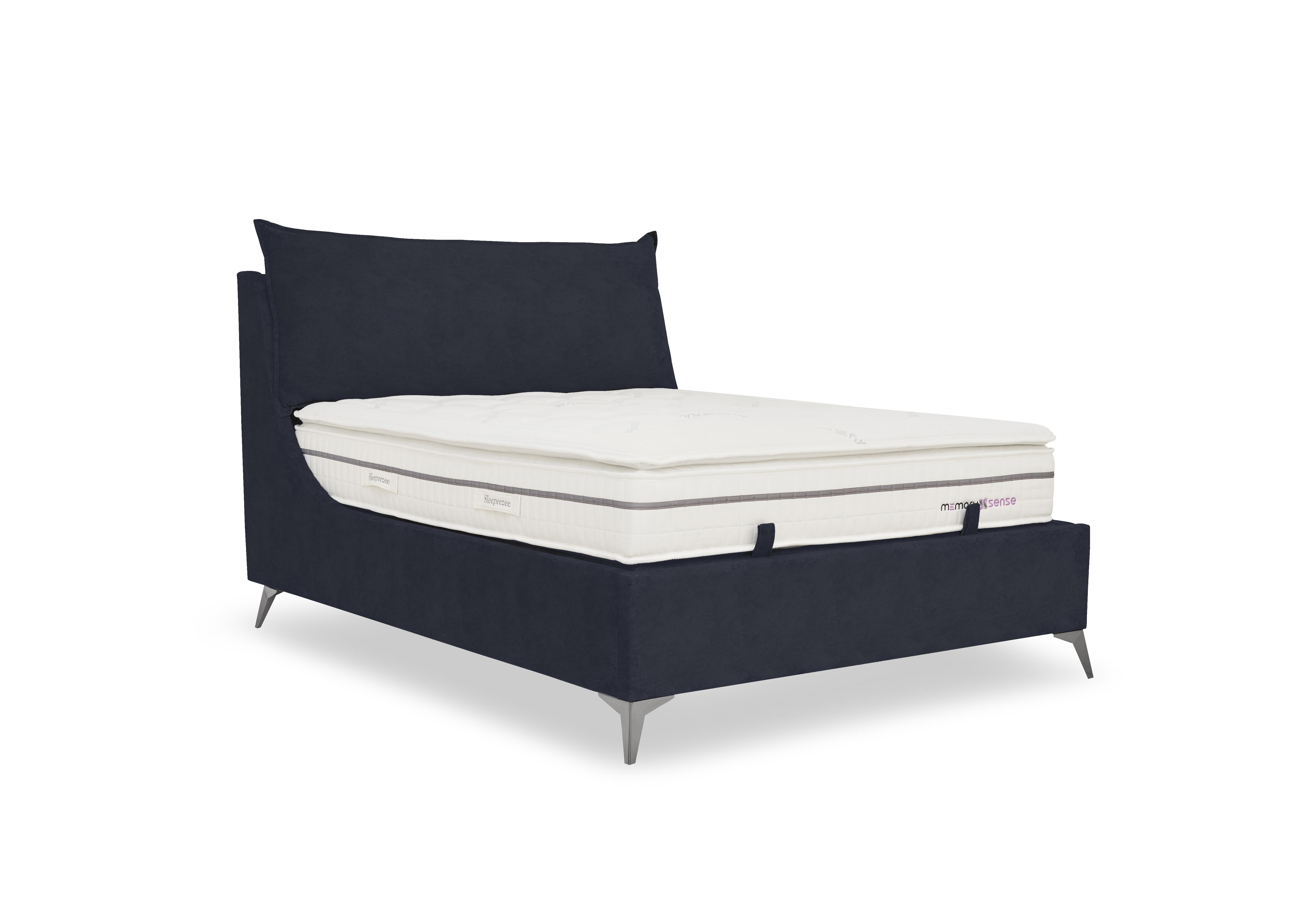 Sanctuary Ottoman Bed Frame in Smooth Midnight on Furniture Village
