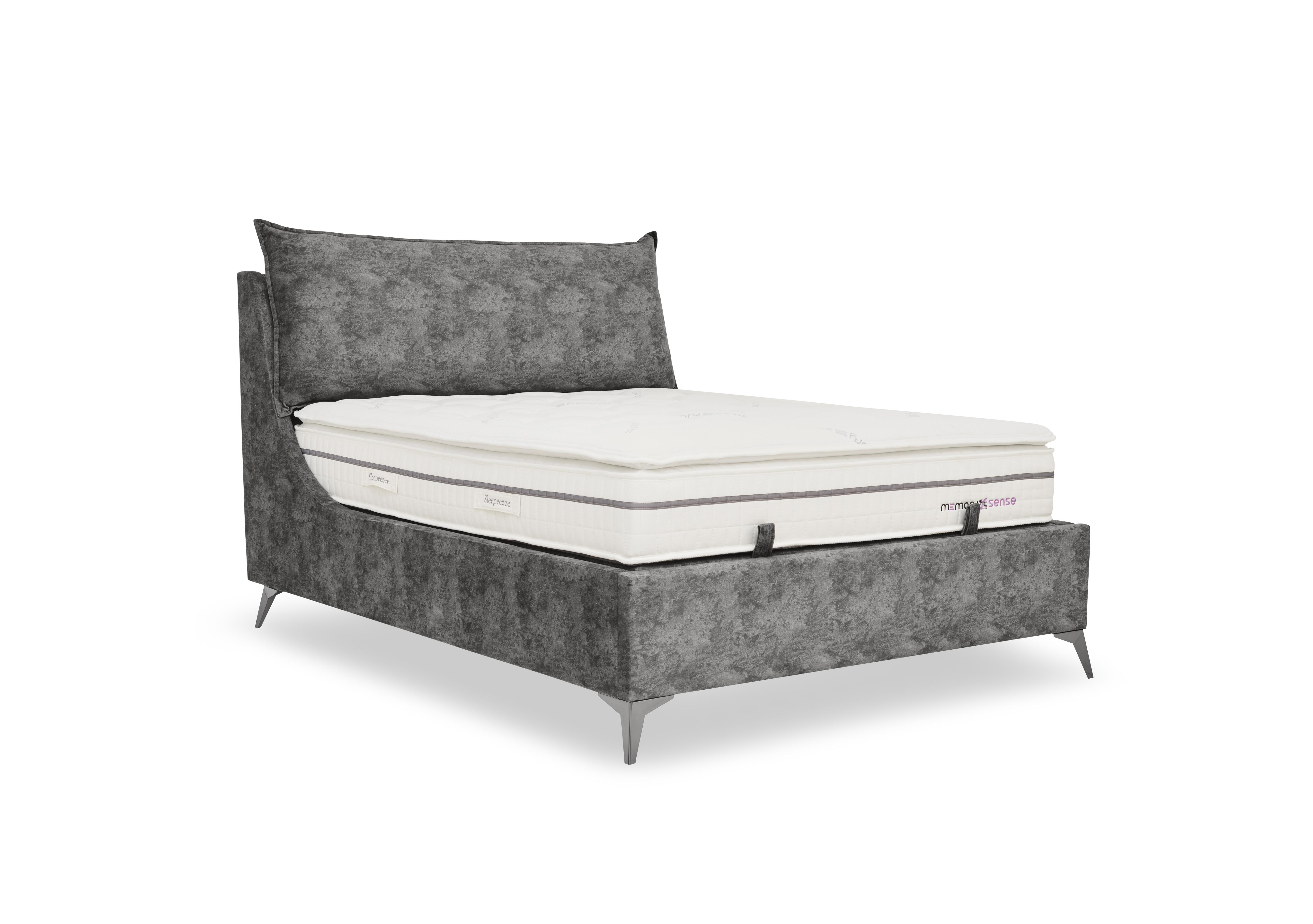 Sanctuary Ottoman Bed Frame in Tampa Grey on Furniture Village