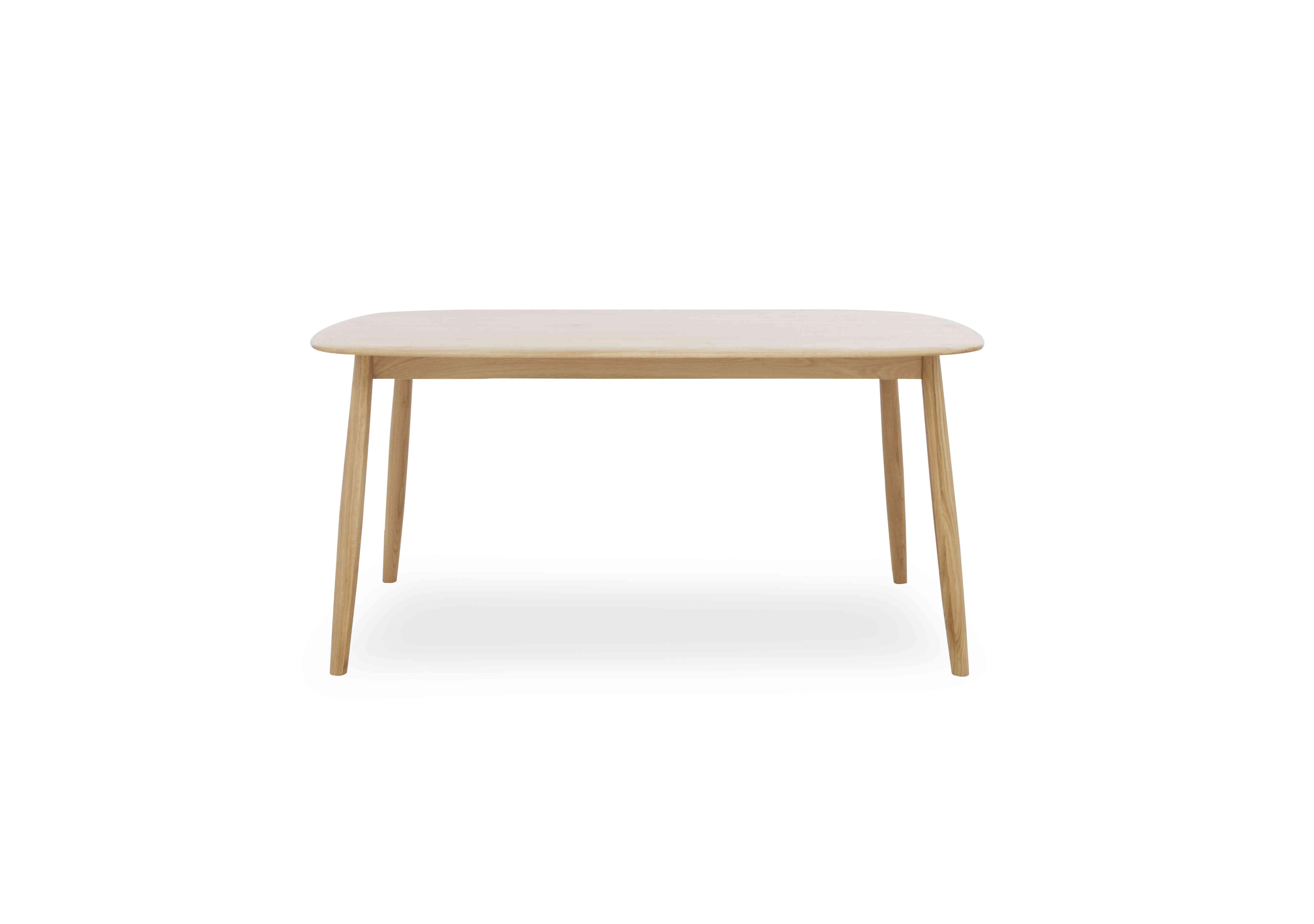 Stockholm Fixed Dining Table in Light Oak on Furniture Village