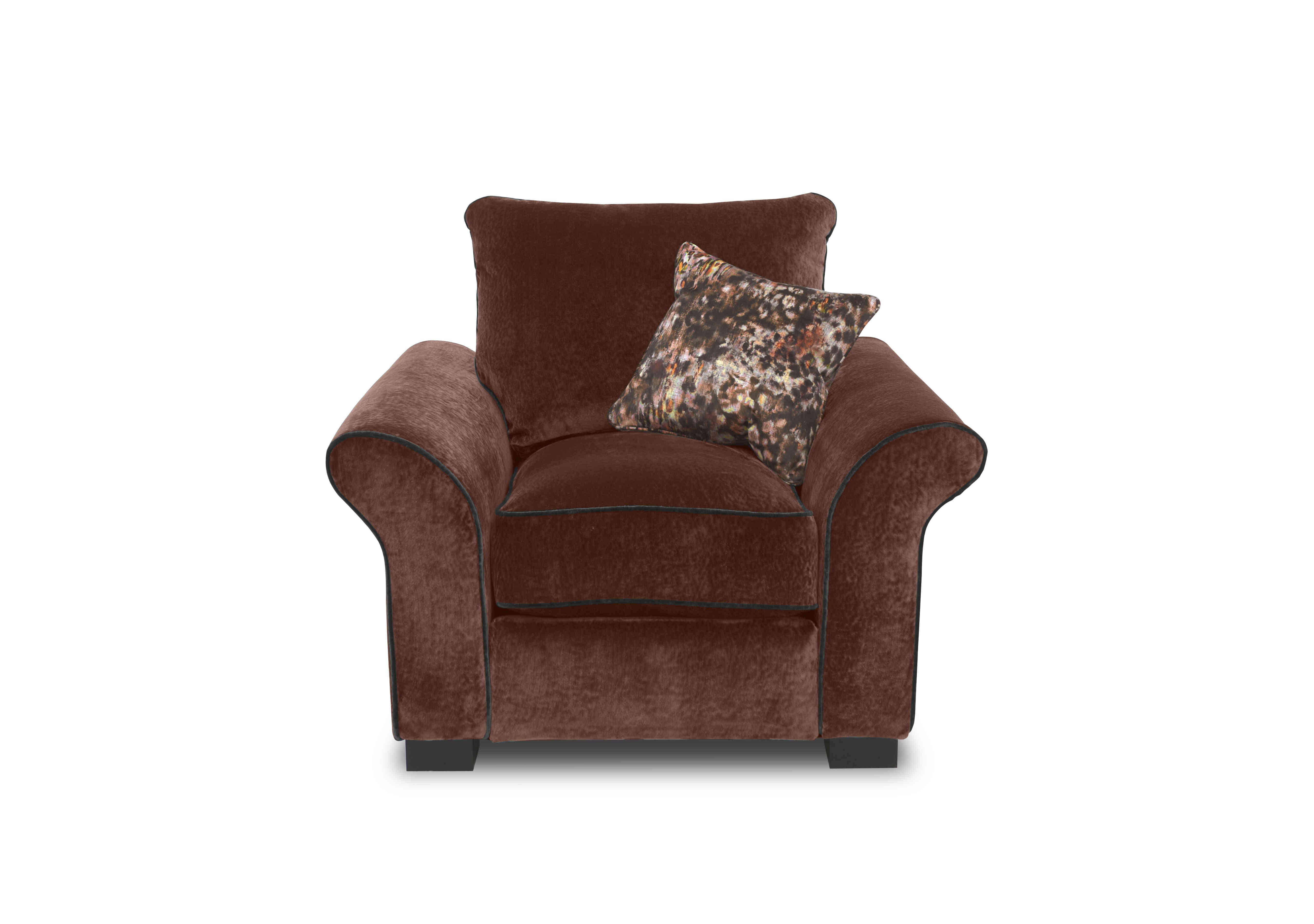Modern Classics Hyde Park Chair in Remini Molten Cp Mf on Furniture Village