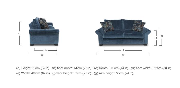 Modern Classics Hyde Park 2 Seater Sofa in  on Furniture Village