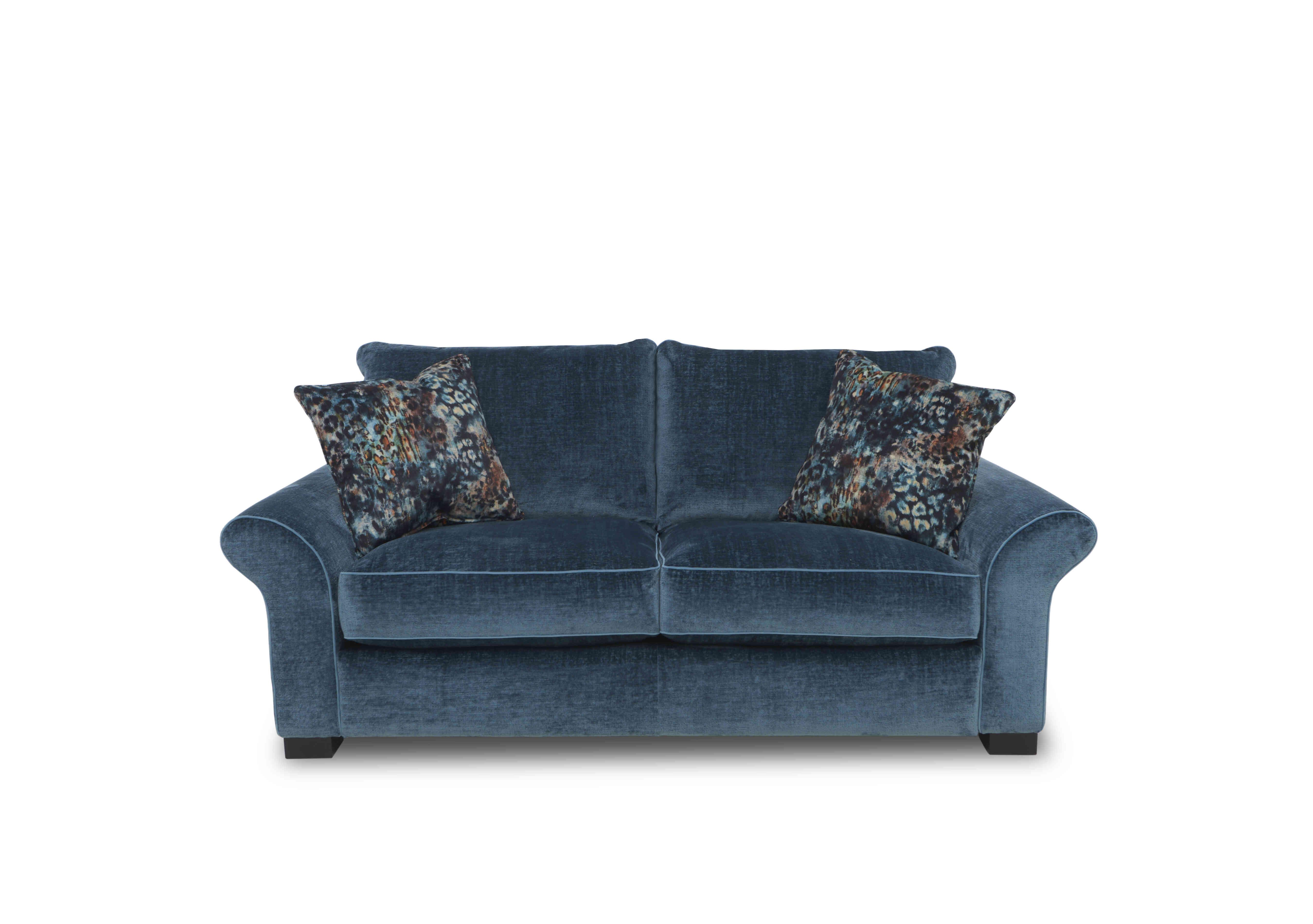 Modern Classics Hyde Park 2 Seater Sofa in Remini Petrol Blue Cp Mf on Furniture Village