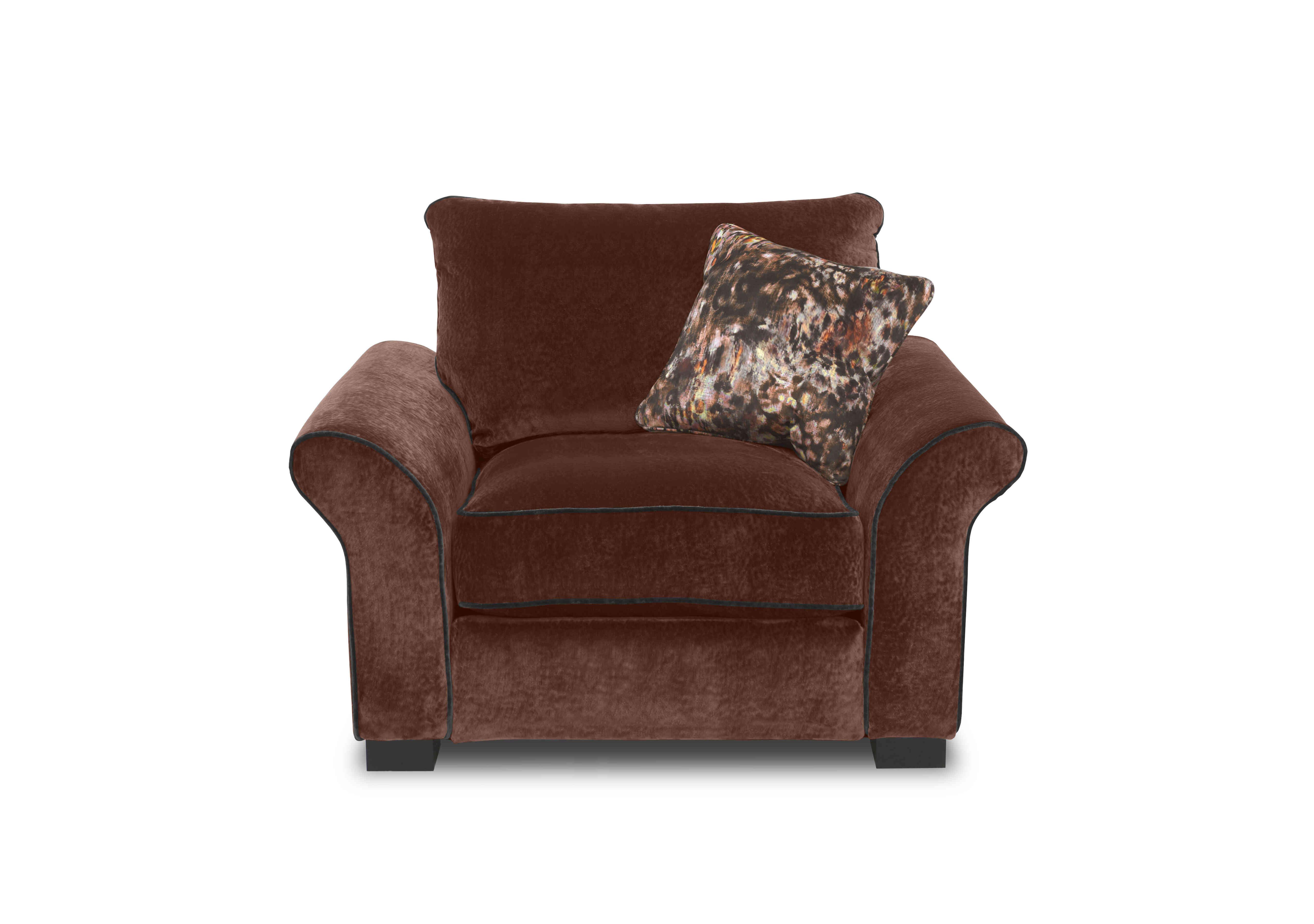 Modern Classics Hyde Park Snuggler in Remini Molten Cp Mf on Furniture Village