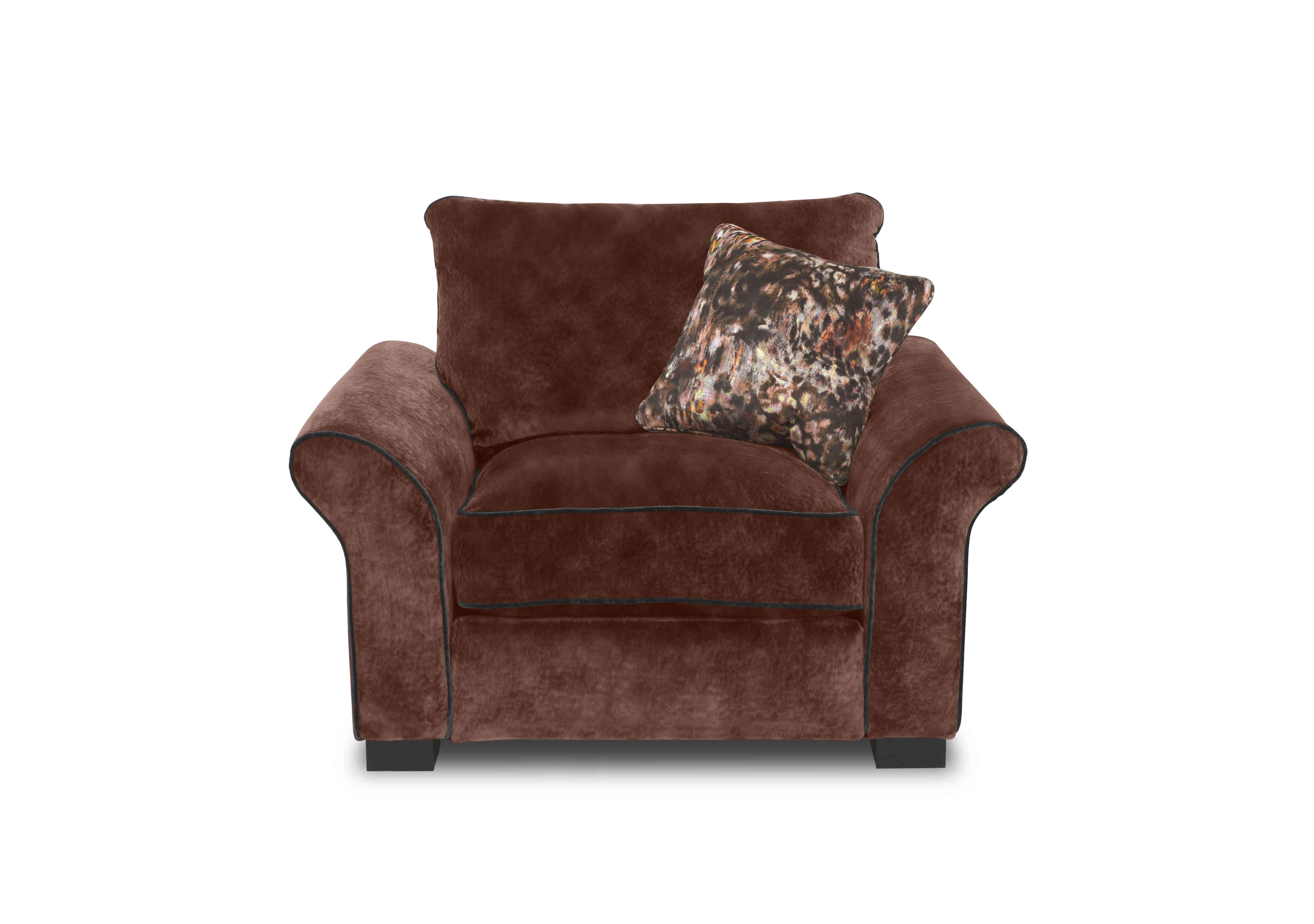 Modern Classics Hyde Park Snuggler in Verona Paprika Cp Mf on Furniture Village