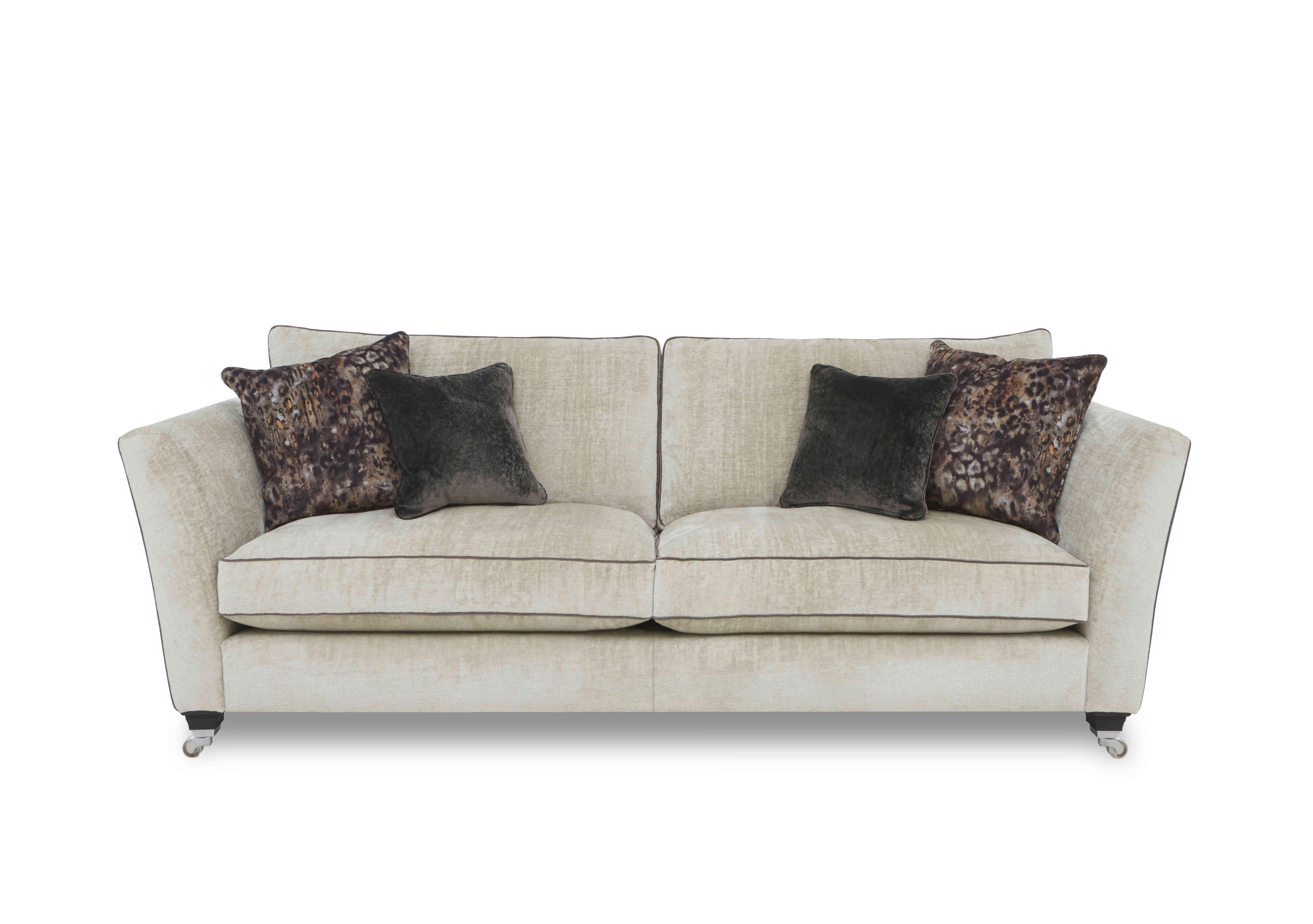 Modern Classics Victoria Park 3 Seater Sofa in Remini Pebble Cp Mc on Furniture Village