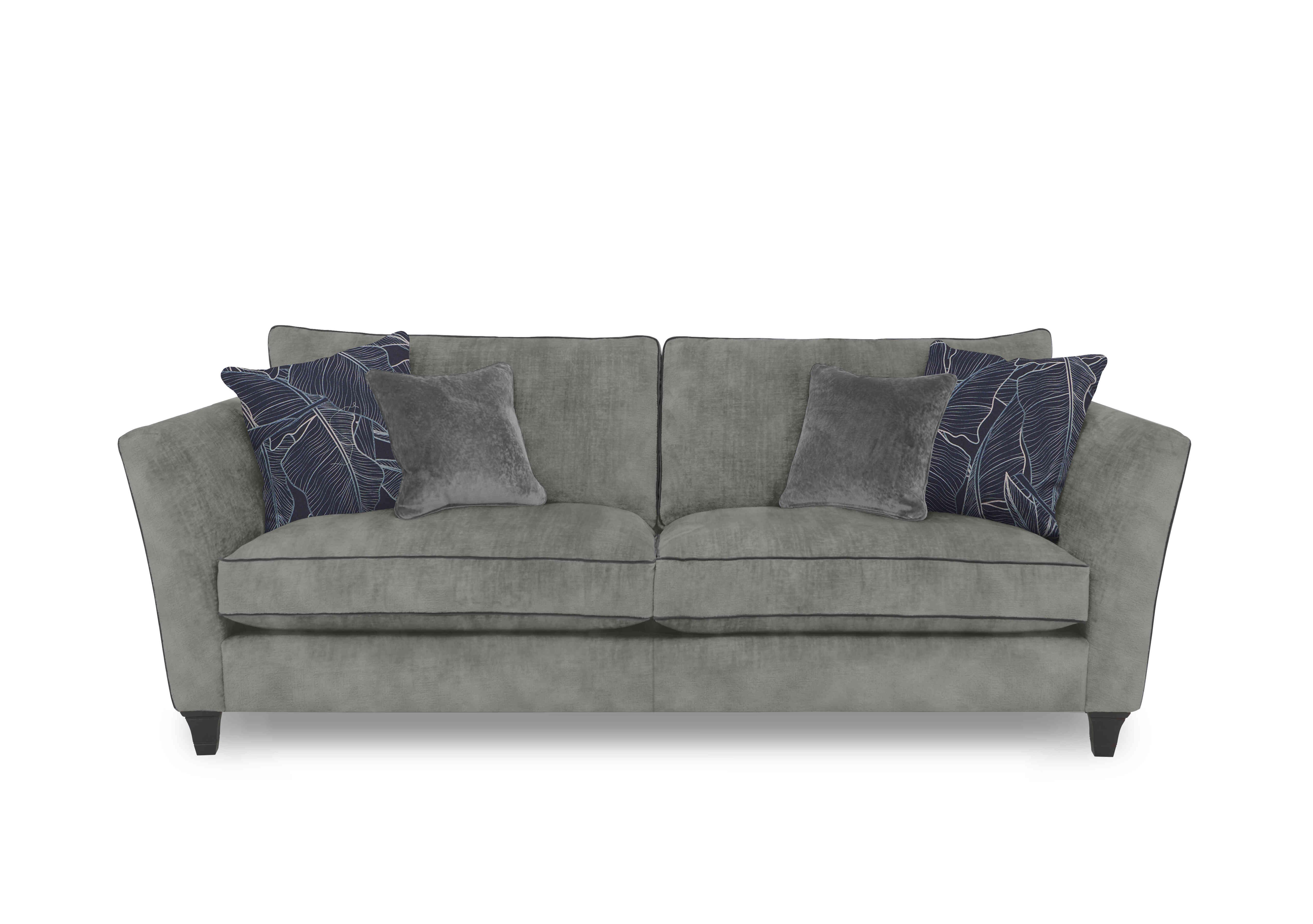 Modern Classics Victoria Park 3 Seater Sofa in Verona Silver Cp Mf on Furniture Village