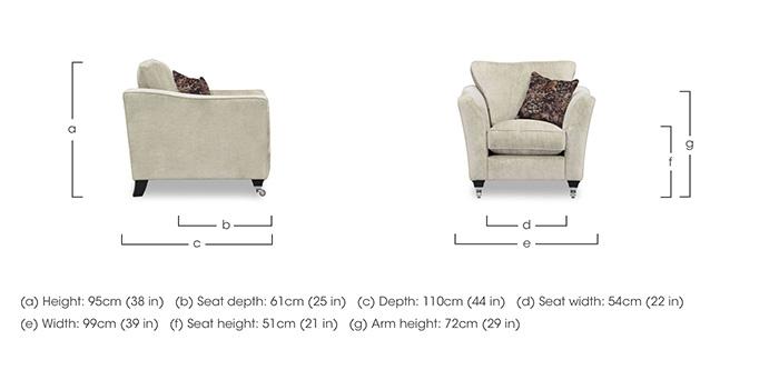 Modern Classics Victoria Park Chair in  on Furniture Village