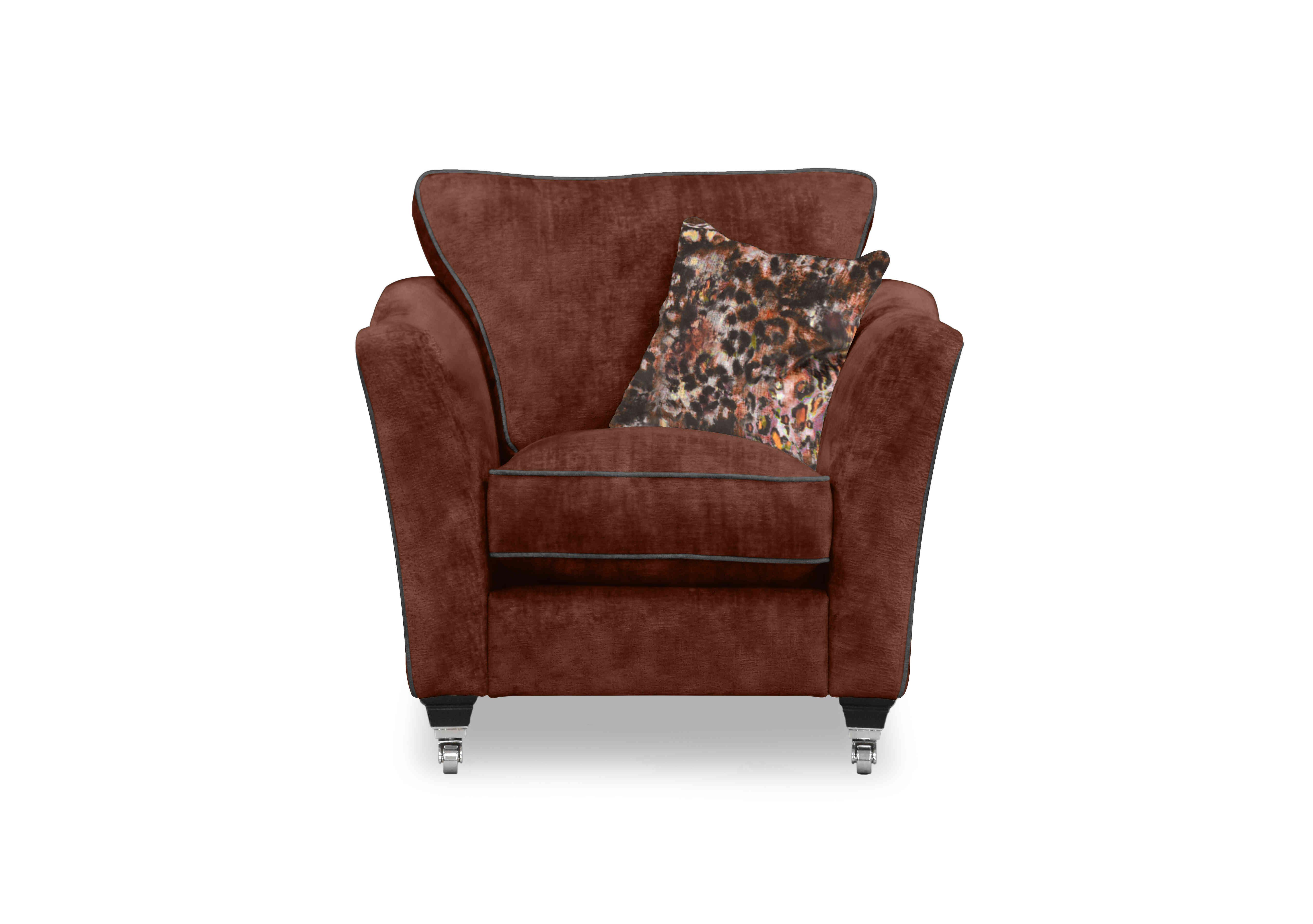 Modern Classics Victoria Park Chair in Verona Paprika Cp Mc on Furniture Village