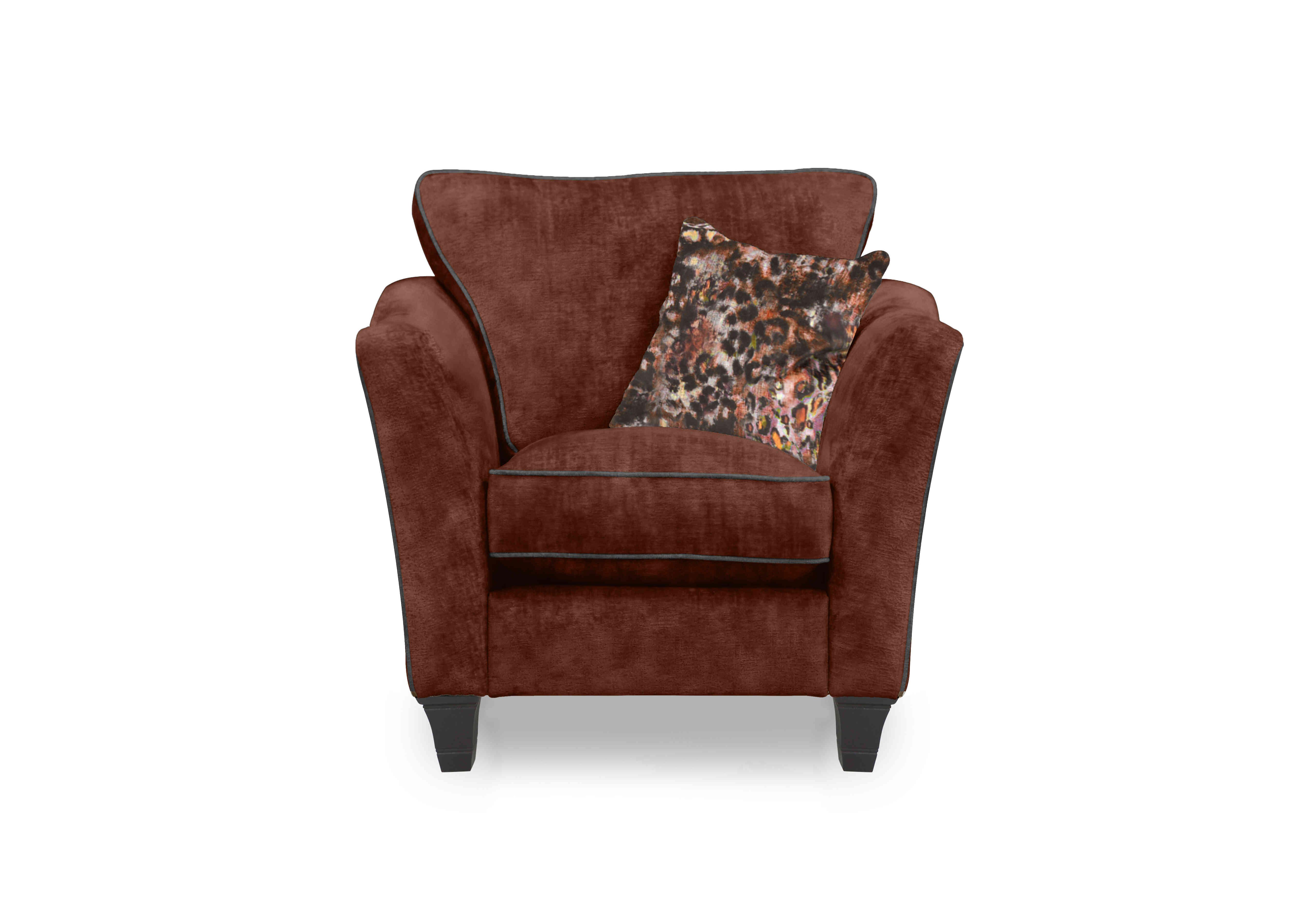 Modern Classics Victoria Park Chair in Verona Paprika Cp Mf on Furniture Village
