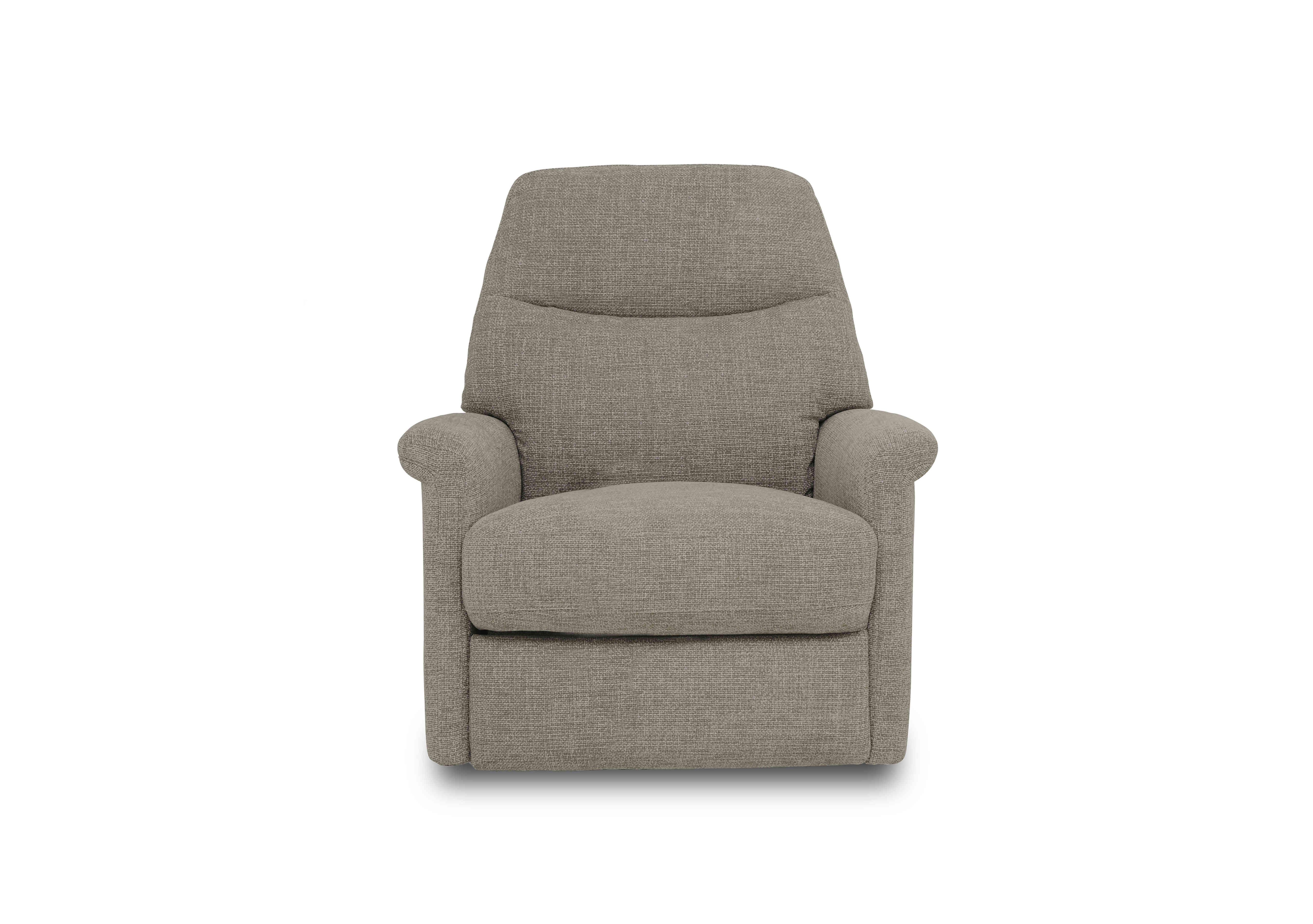 Compact Collection Lille Fabric Rocker Swivel Chair with Power Recliner in Fab-Cac-R120 Sand on Furniture Village