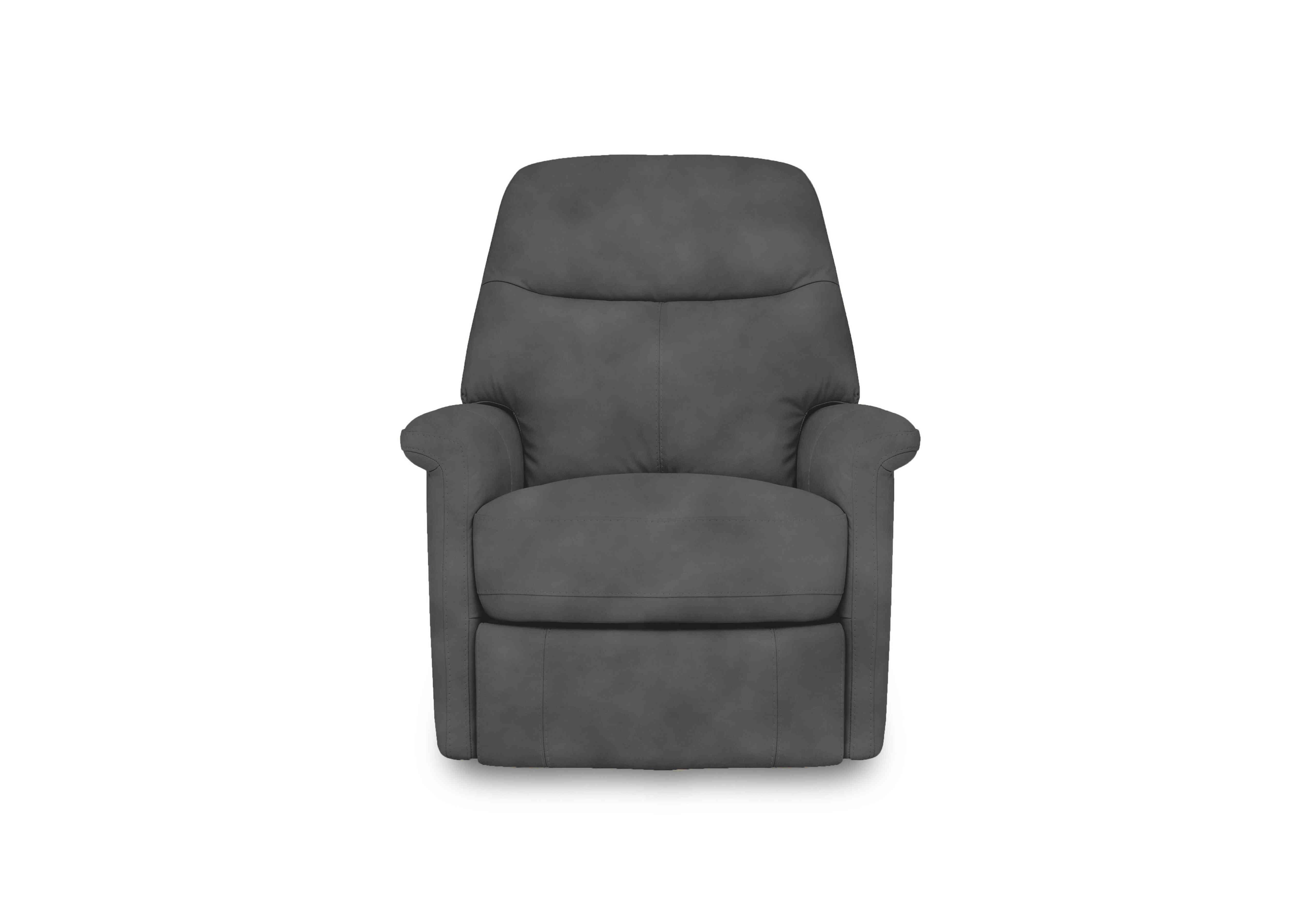 Compact Collection Lille Fabric Rocker Swivel Chair with Power Recliner in Sfa-Pey-R12 Elephant on Furniture Village