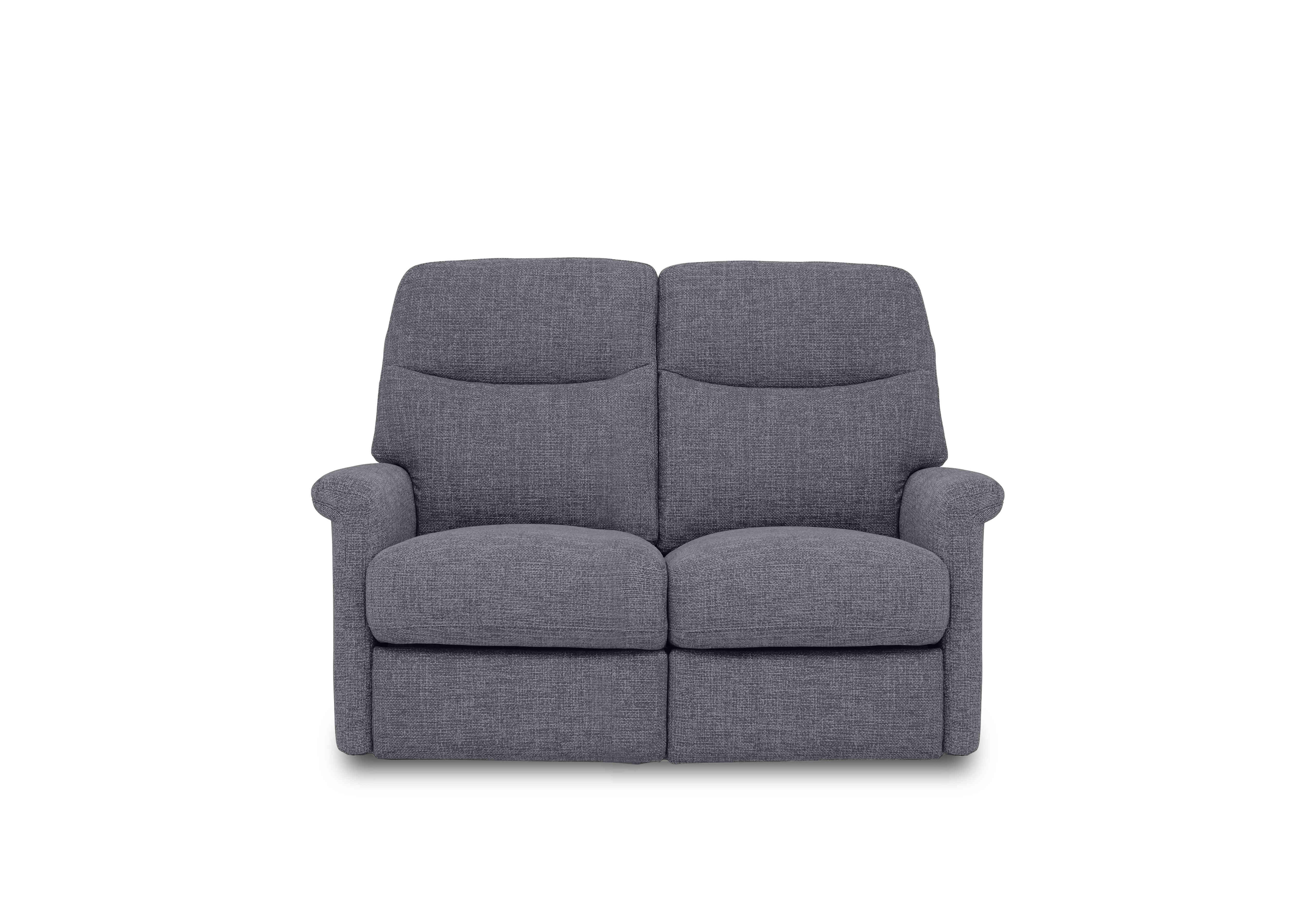 Compact Collection Lille 2 Seater Fabric Sofa in Fab-Cac-R450 Gun Metal on Furniture Village