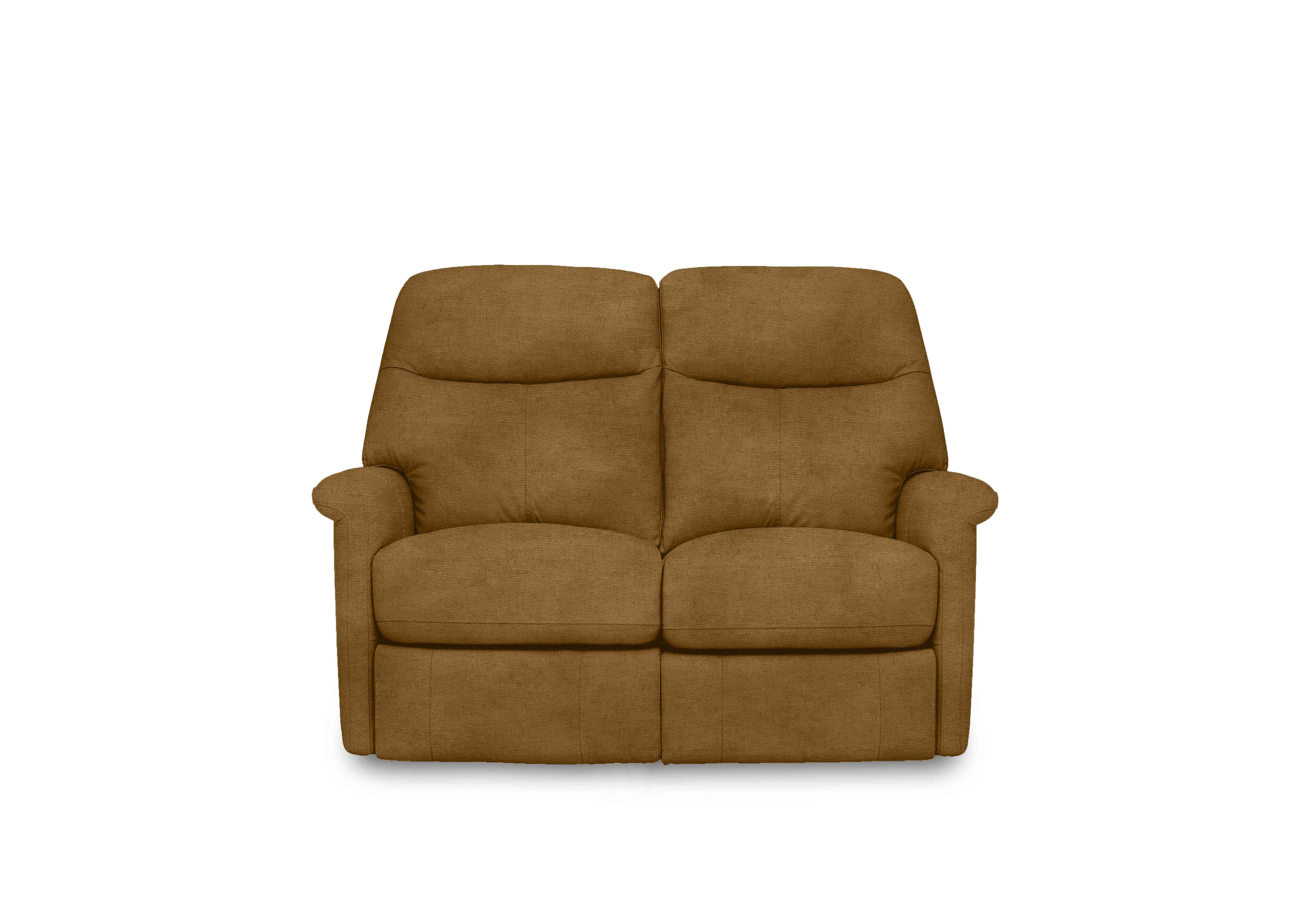 Compact Collection Lille 2 Seater Fabric Sofa in Fab-Coe-R272 Honey Yellow on Furniture Village