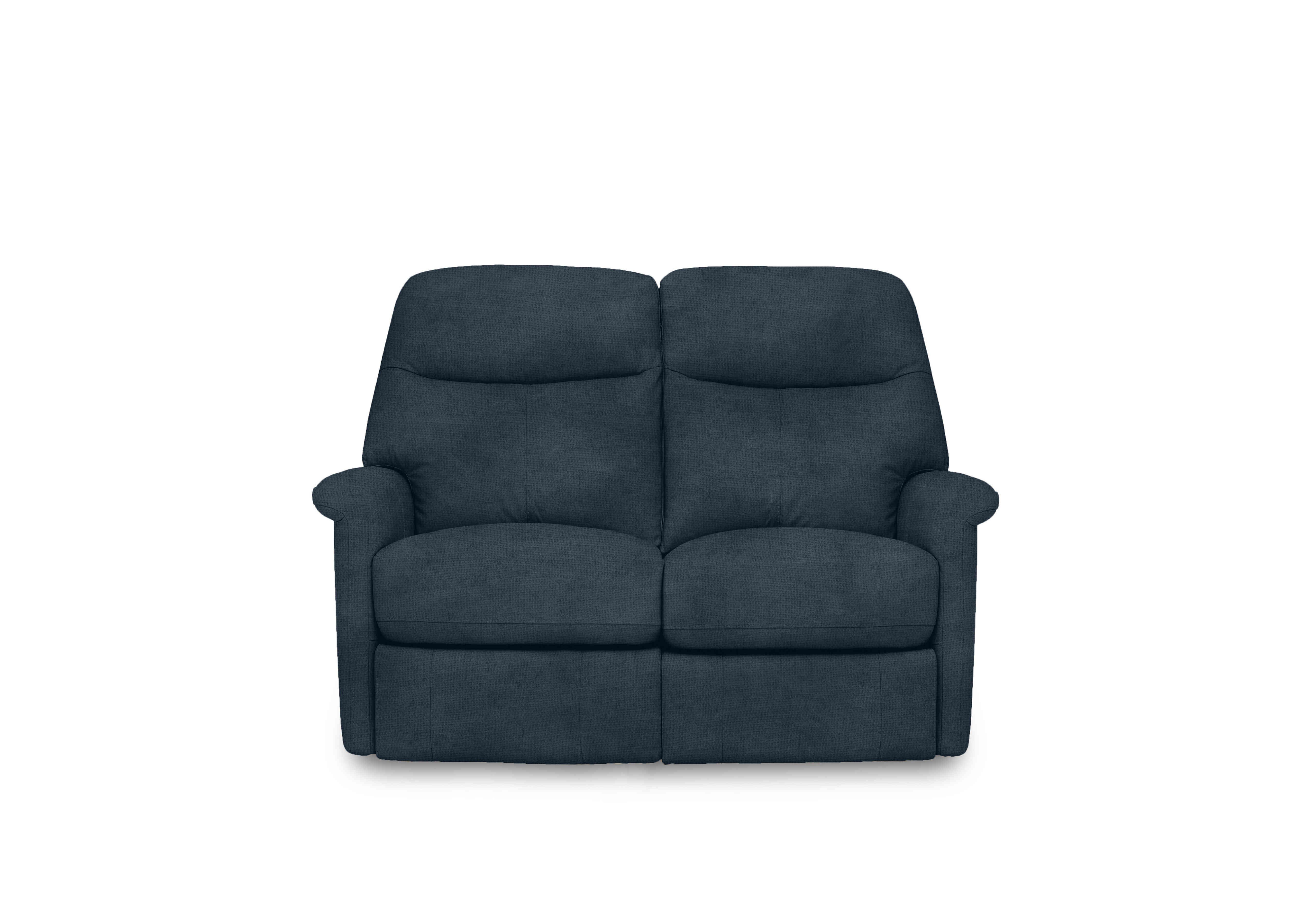 Compact Collection Lille 2 Seater Fabric Sofa in Fab-Coe-R303 Silverish Blue on Furniture Village