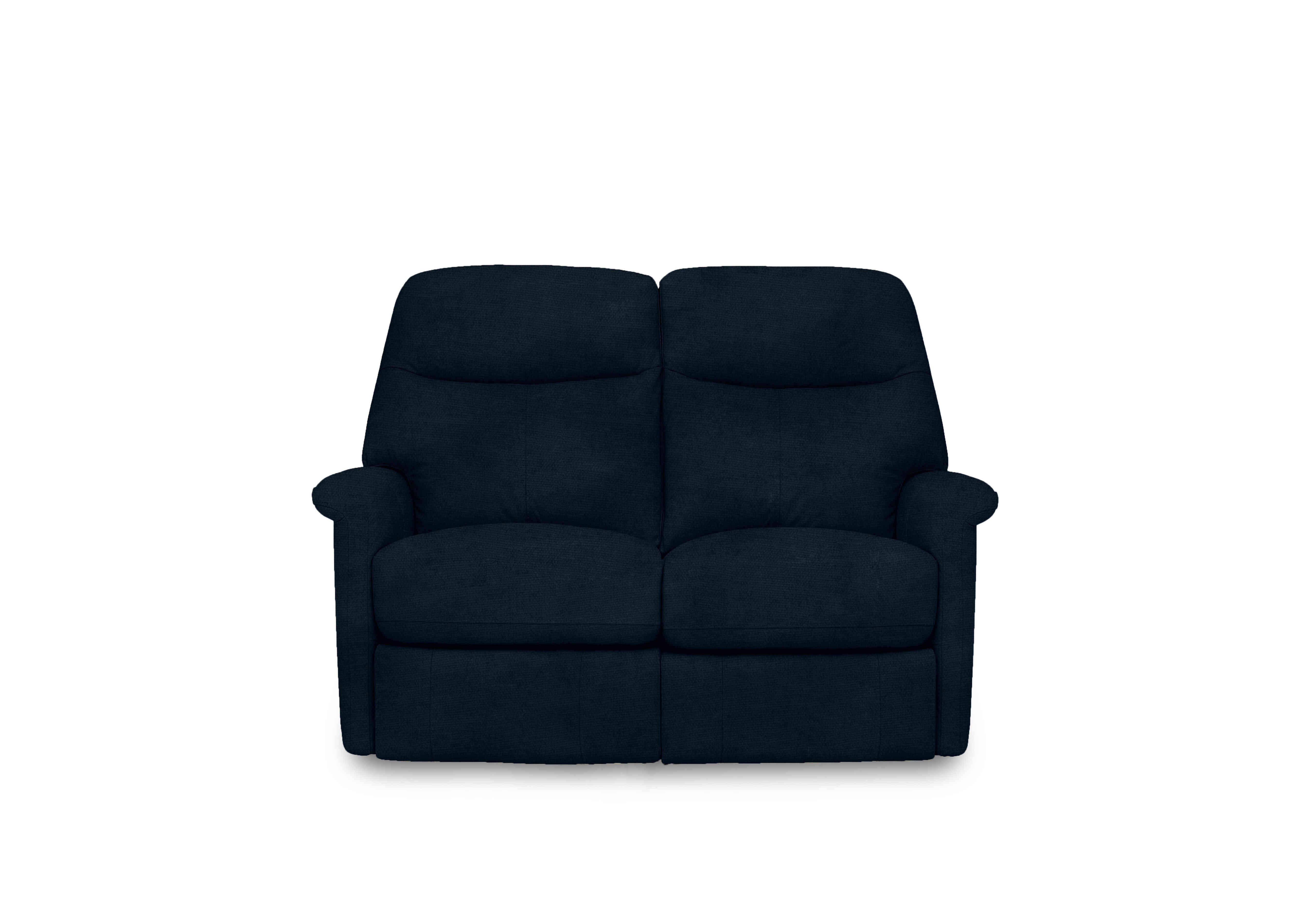Compact Collection Lille 2 Seater Fabric Sofa in Fab-Coe-R304 Navy Blue on Furniture Village
