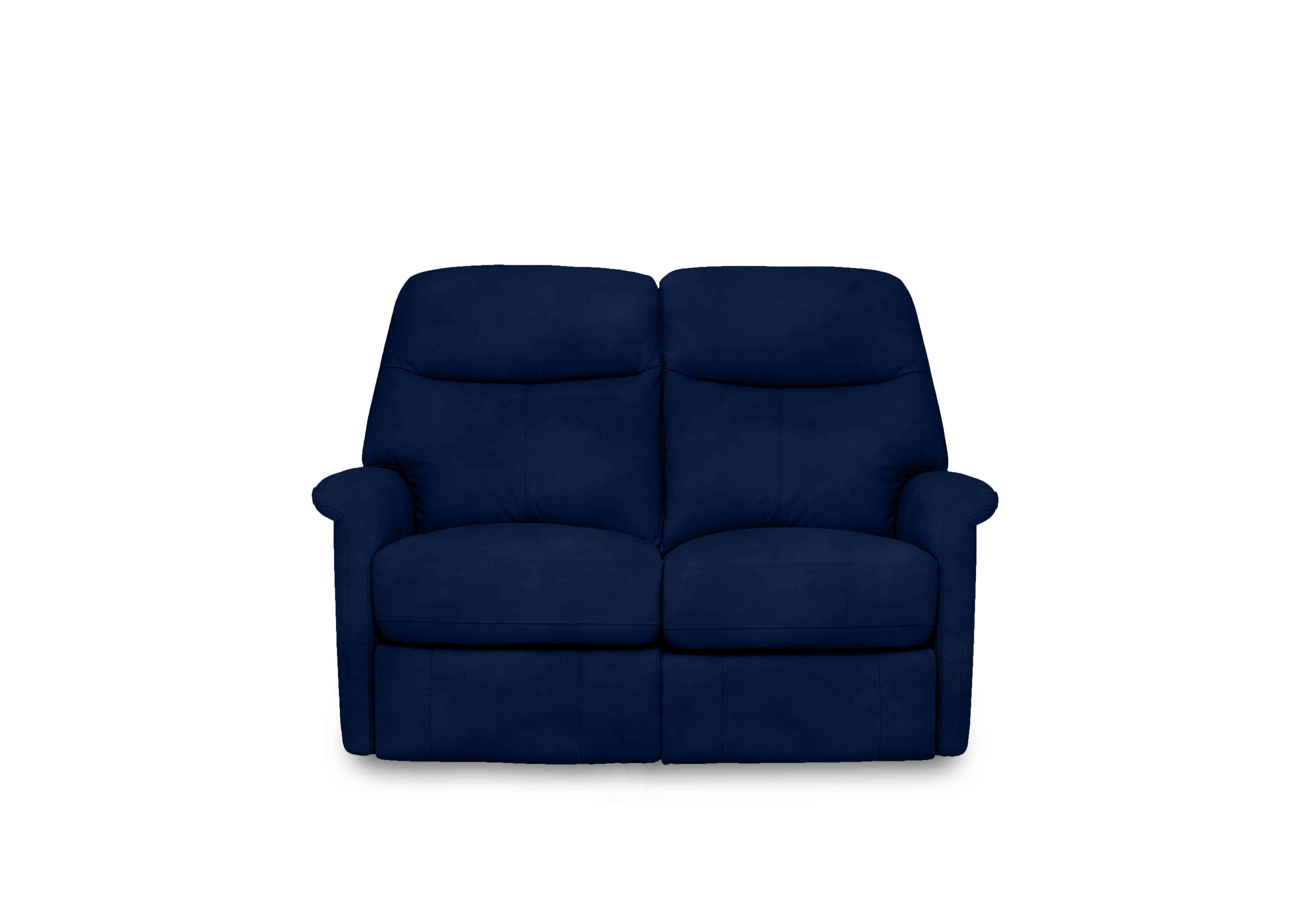 Compact Collection Lille 2 Seater Fabric Sofa in Fab-Meg-R28 Navy on Furniture Village