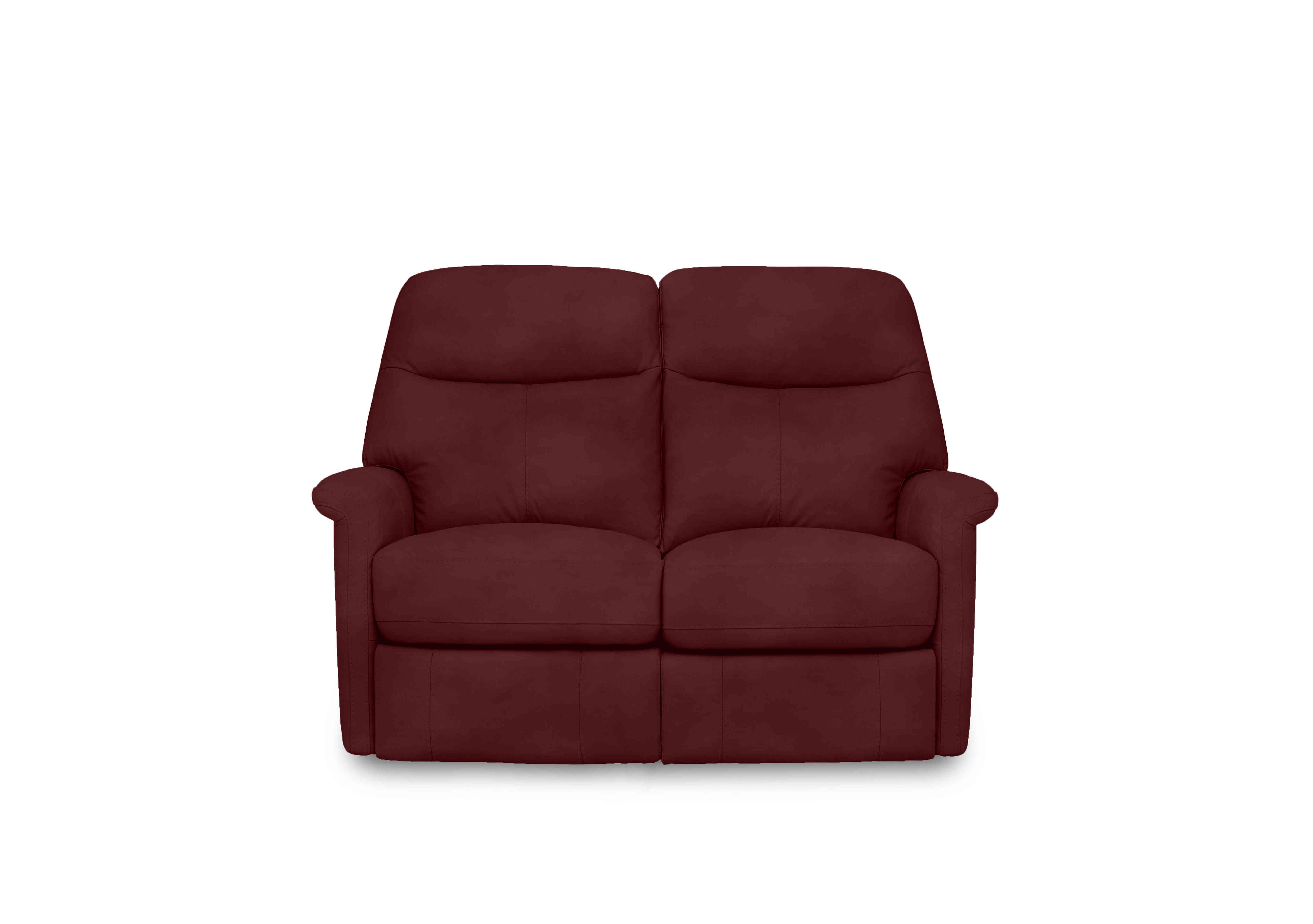 Compact Collection Lille 2 Seater Fabric Sofa in Fab-Meg-R65 Burgundy on Furniture Village