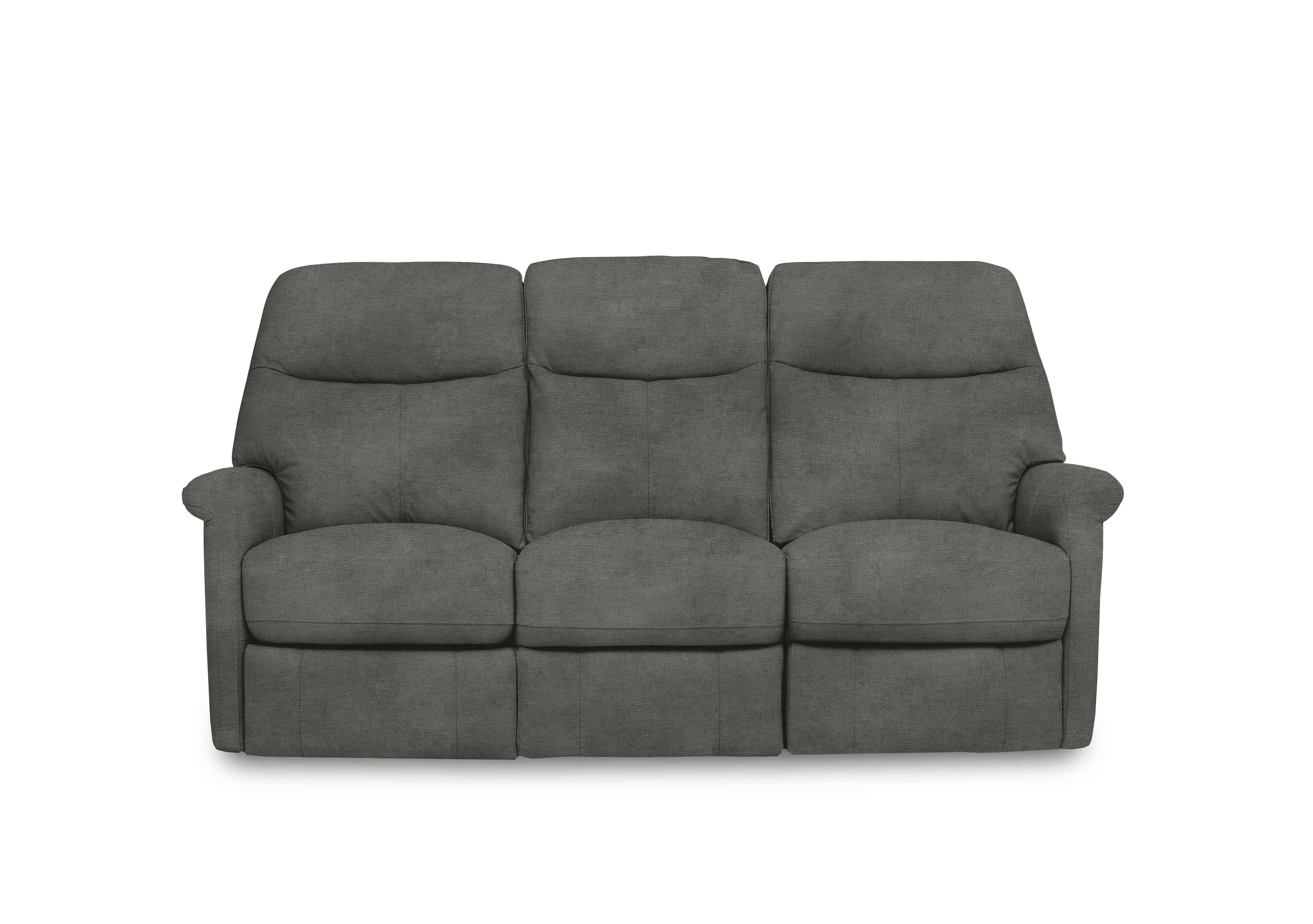 Compact Collection Lille 3 Seater Fabric Sofa in Fab-Coe-R464 Dolphin on Furniture Village