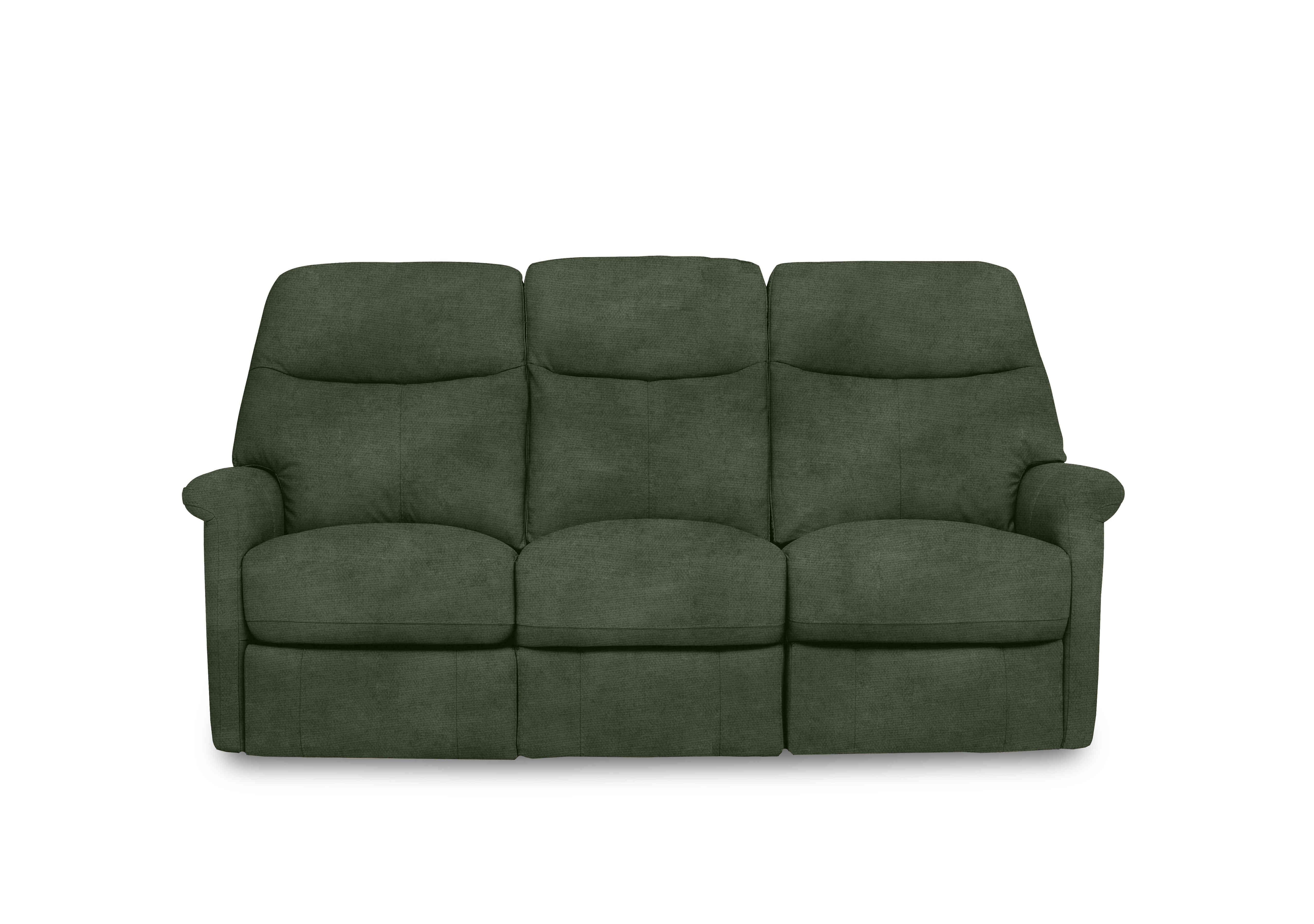 Compact Collection Lille 3 Seater Fabric Sofa in Fab-Coe-R801 Olive Green on Furniture Village