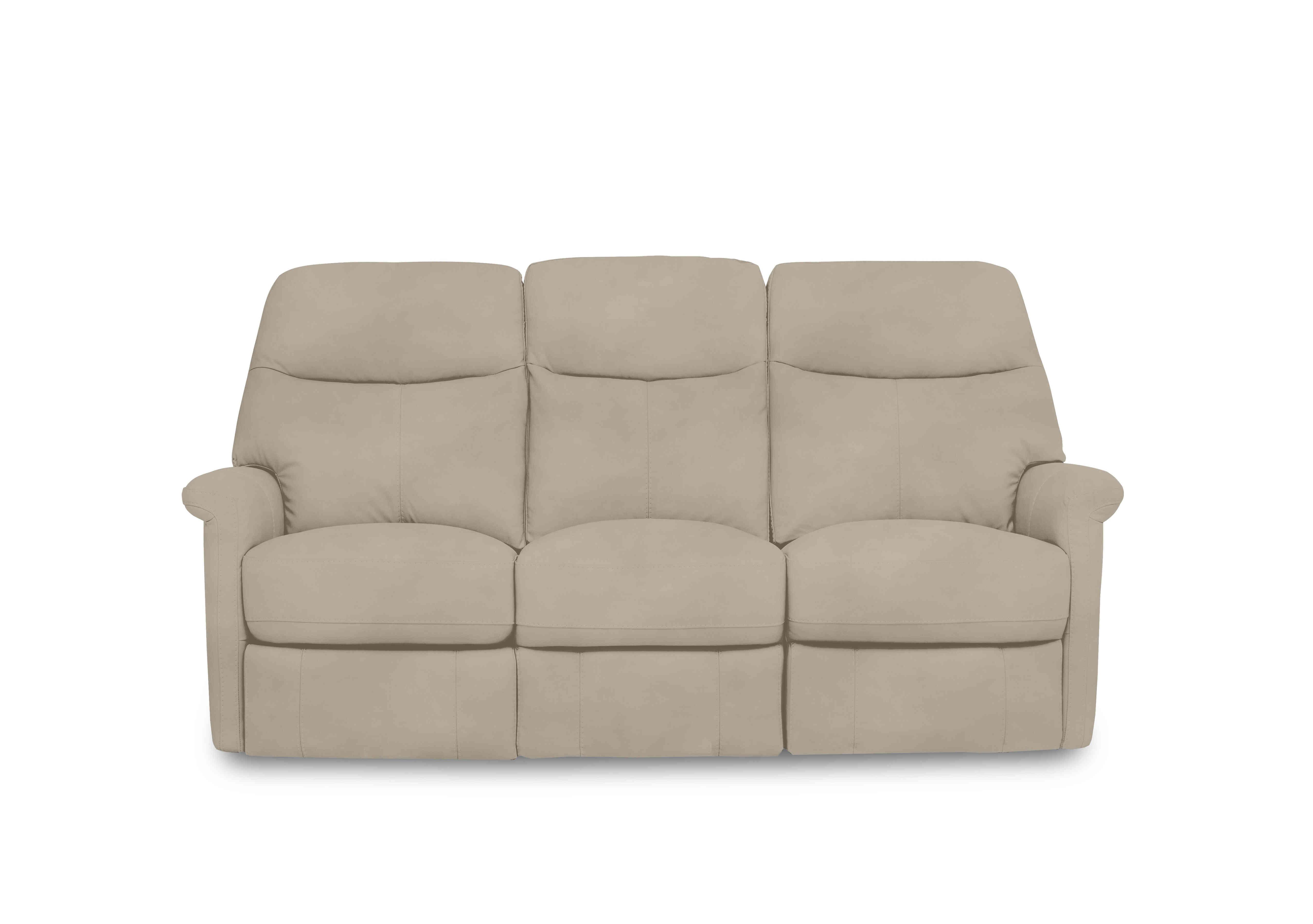 Compact Collection Lille 3 Seater Fabric Sofa in Fab-Meg-R32 Light Khaki on Furniture Village