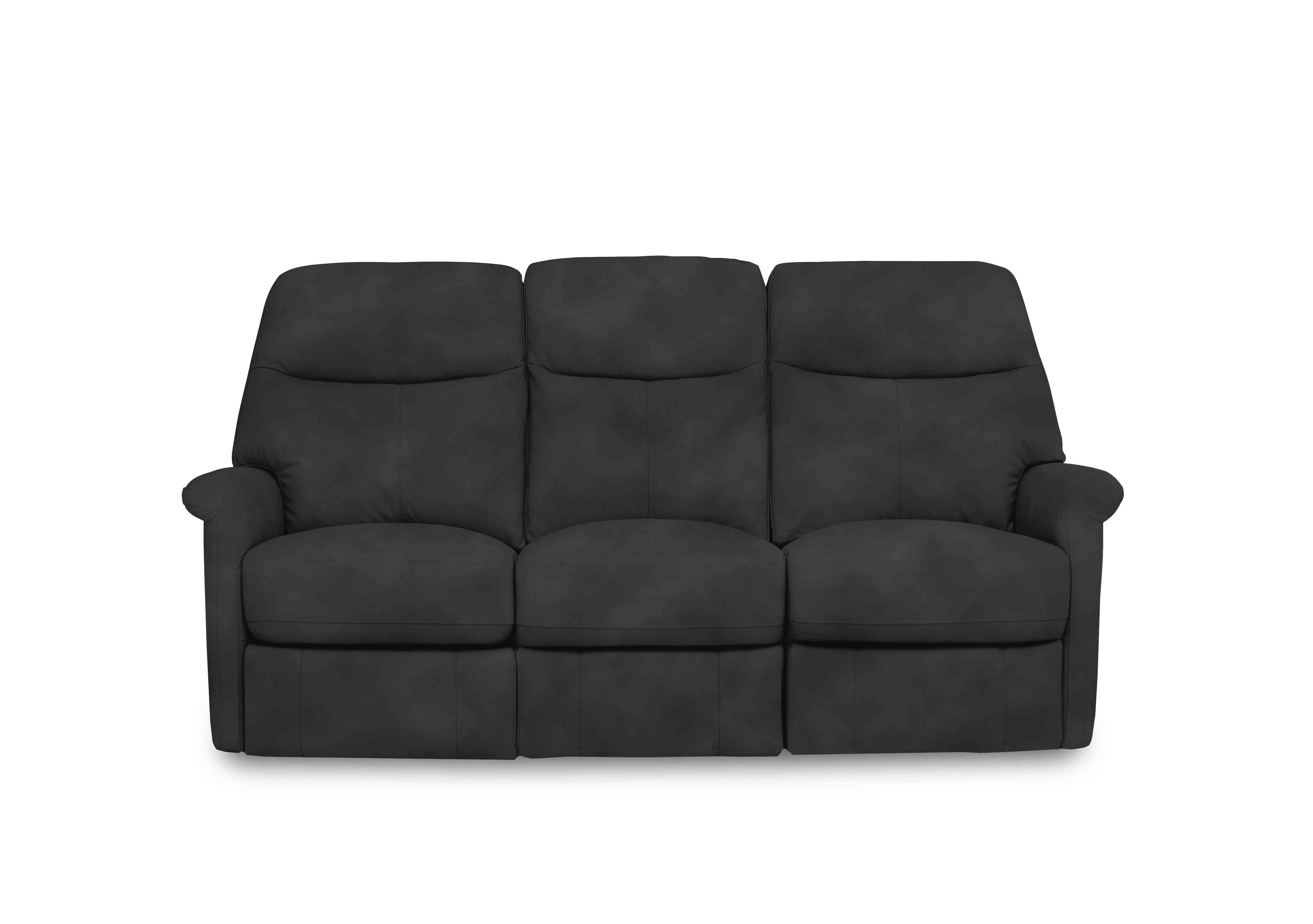 Compact Collection Lille 3 Seater Fabric Sofa in Sfa-Pey-R08 Graphite on Furniture Village