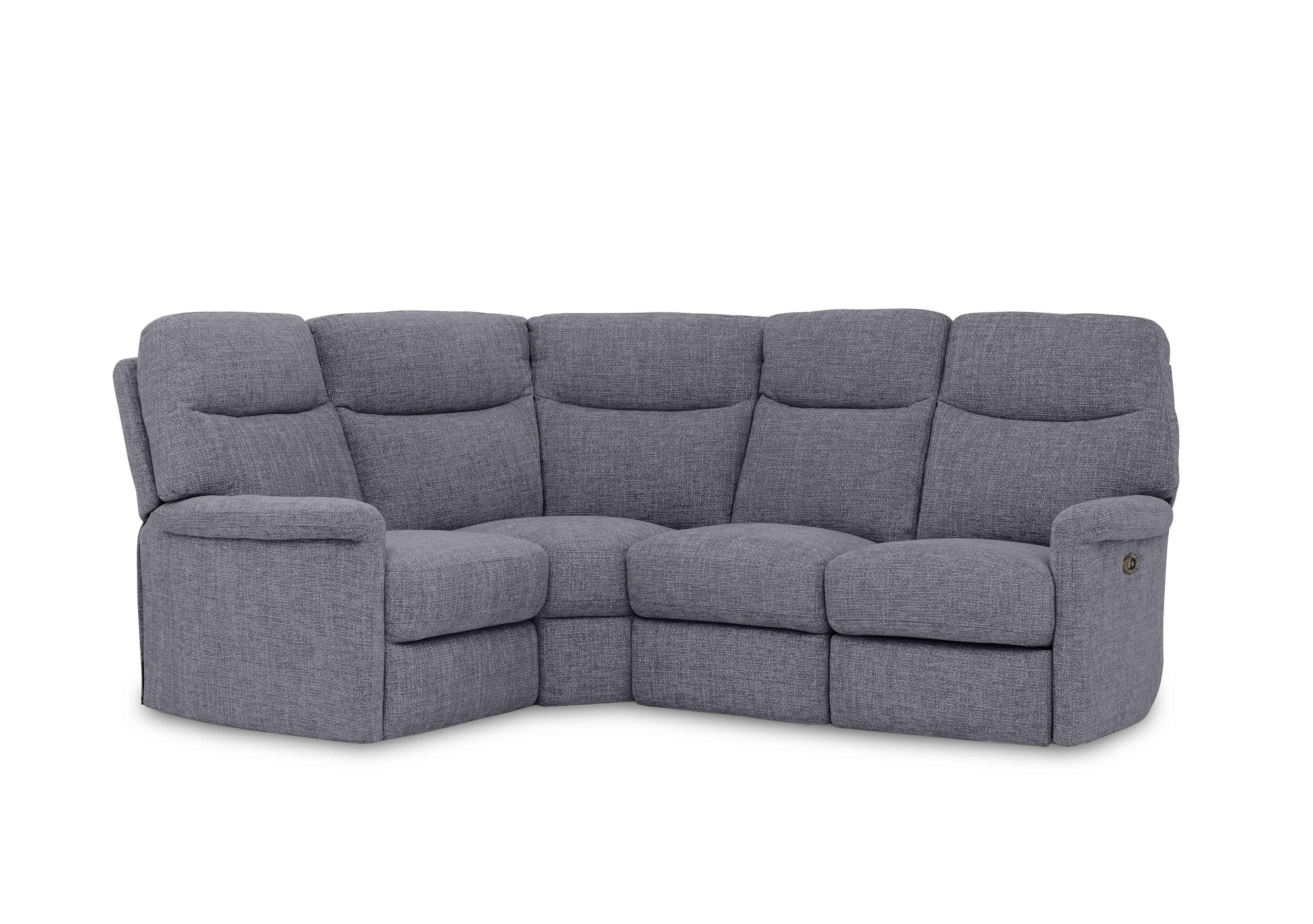 Compact Collection Lille Fabric Corner Sofa in Fab-Cac-R455 Ash on Furniture Village