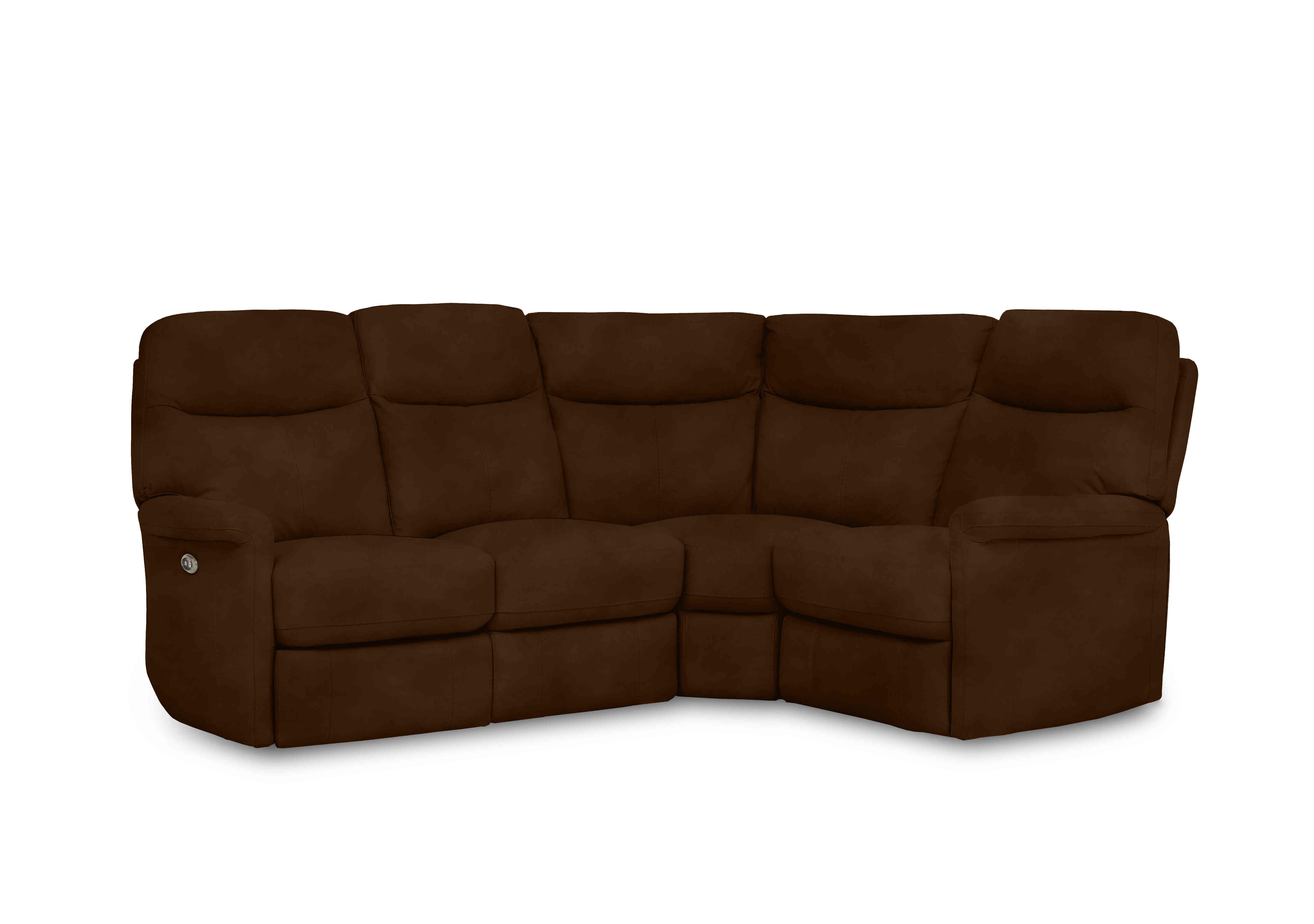 Compact Collection Lille Fabric Corner Sofa in Sfa-Pey-R06 Caramel on Furniture Village