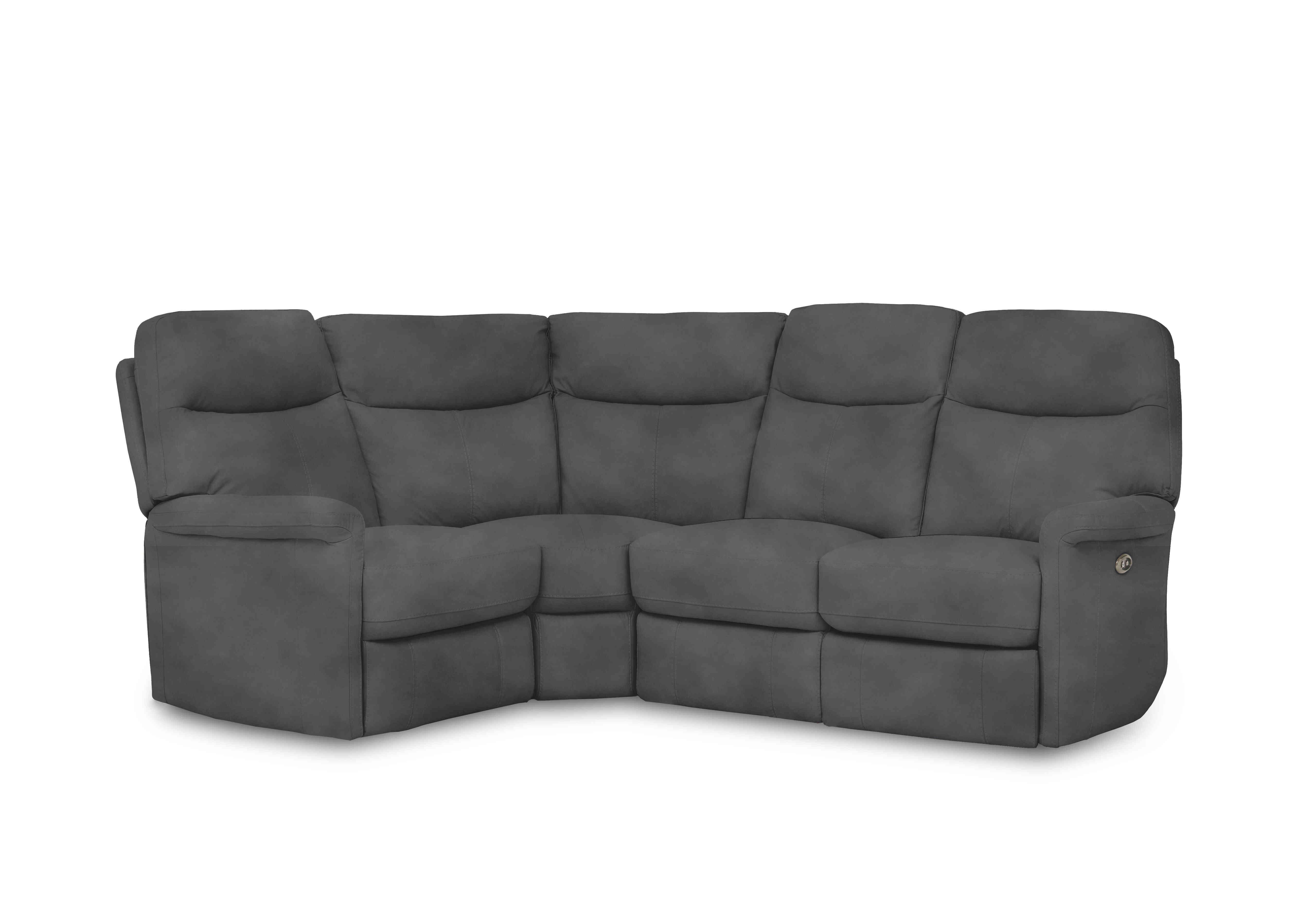 Compact Collection Lille Fabric Corner Sofa in Sfa-Pey-R12 Elephant on Furniture Village