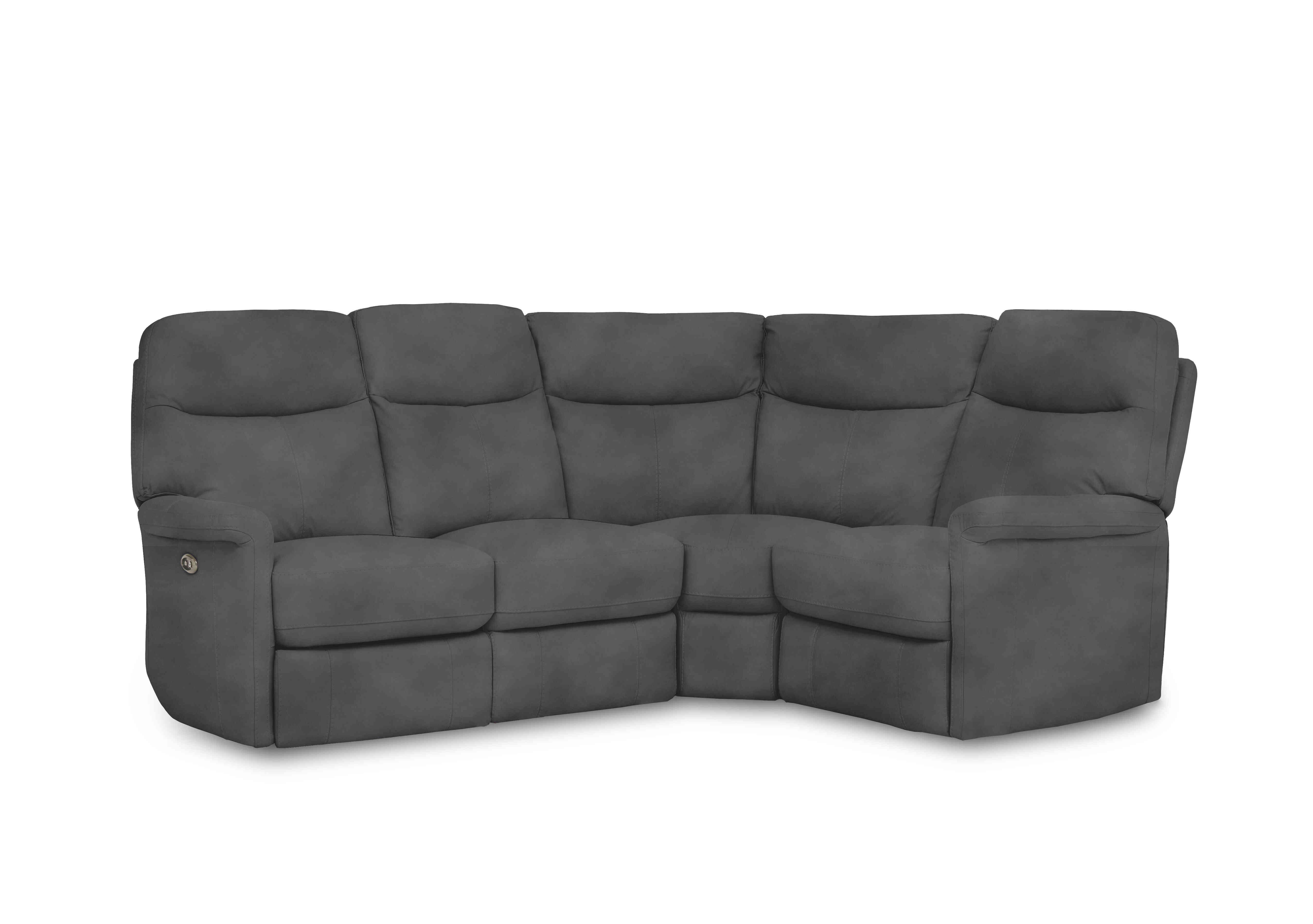 Compact Collection Lille Fabric Corner Sofa in Sfa-Pey-R12 Elephant on Furniture Village