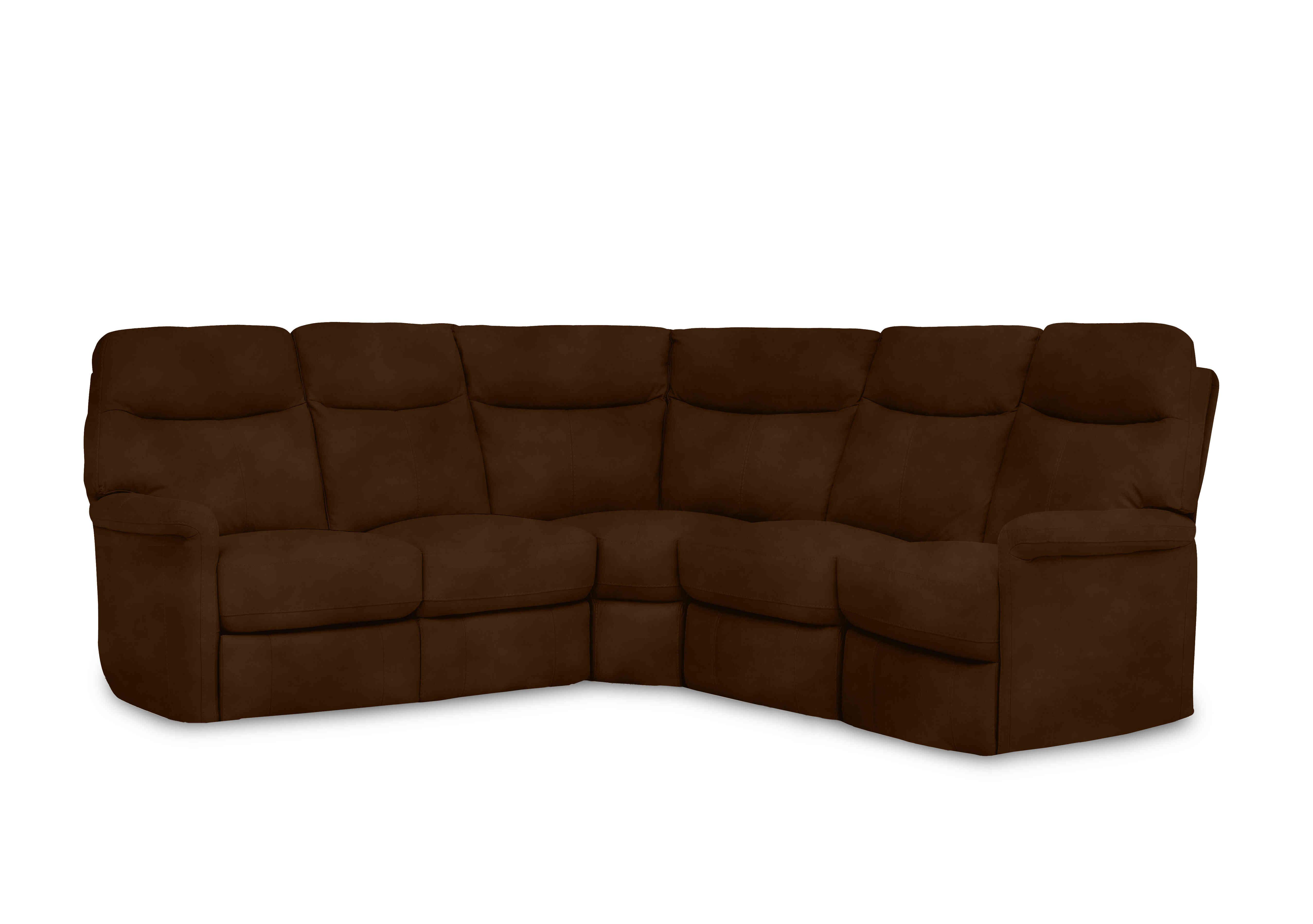 Compact Collection Lille Large Fabric Corner Sofa in Sfa-Pey-R06 Caramel on Furniture Village