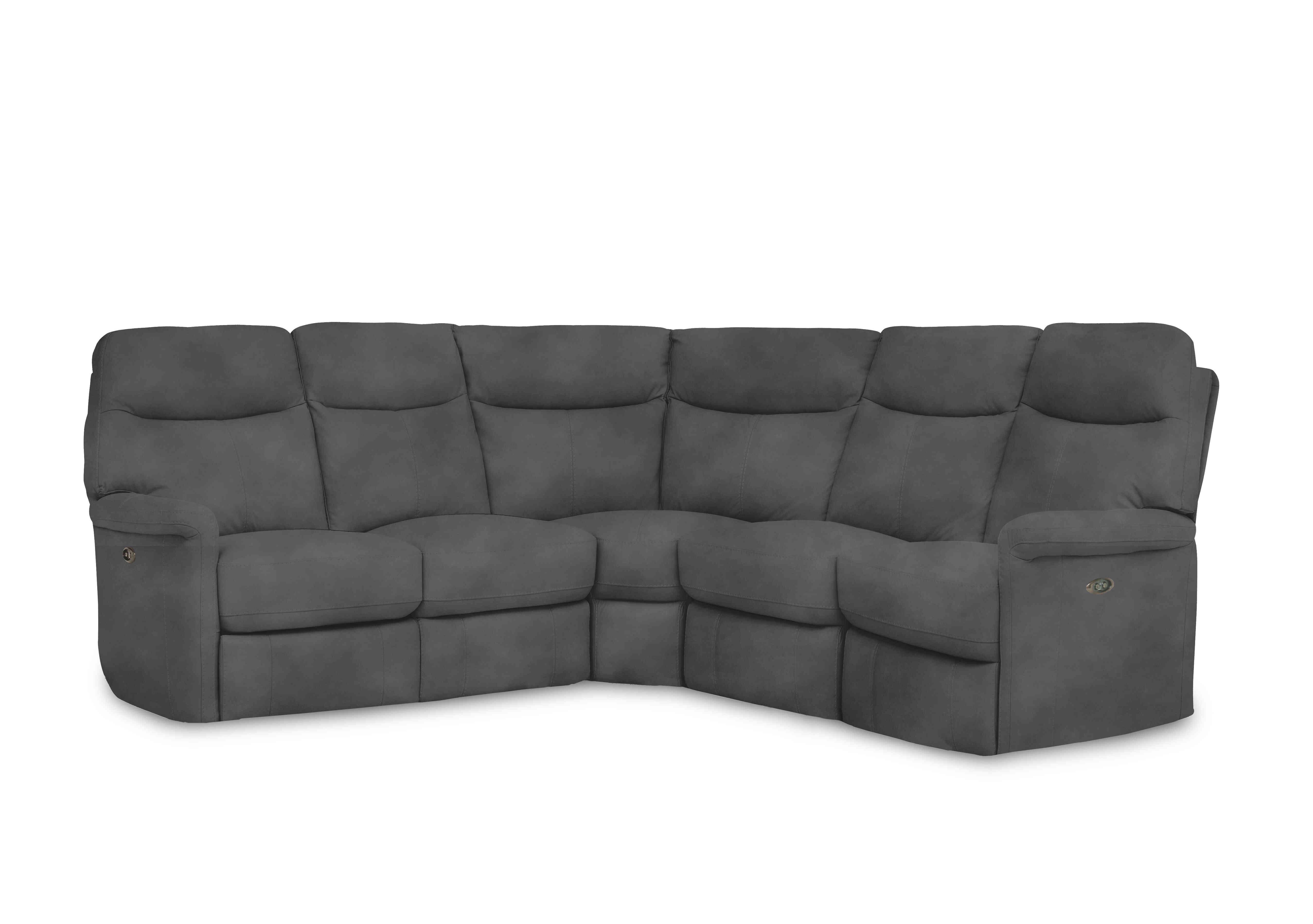 Compact Collection Lille Large Fabric Corner Sofa in Sfa-Pey-R12 Elephant on Furniture Village