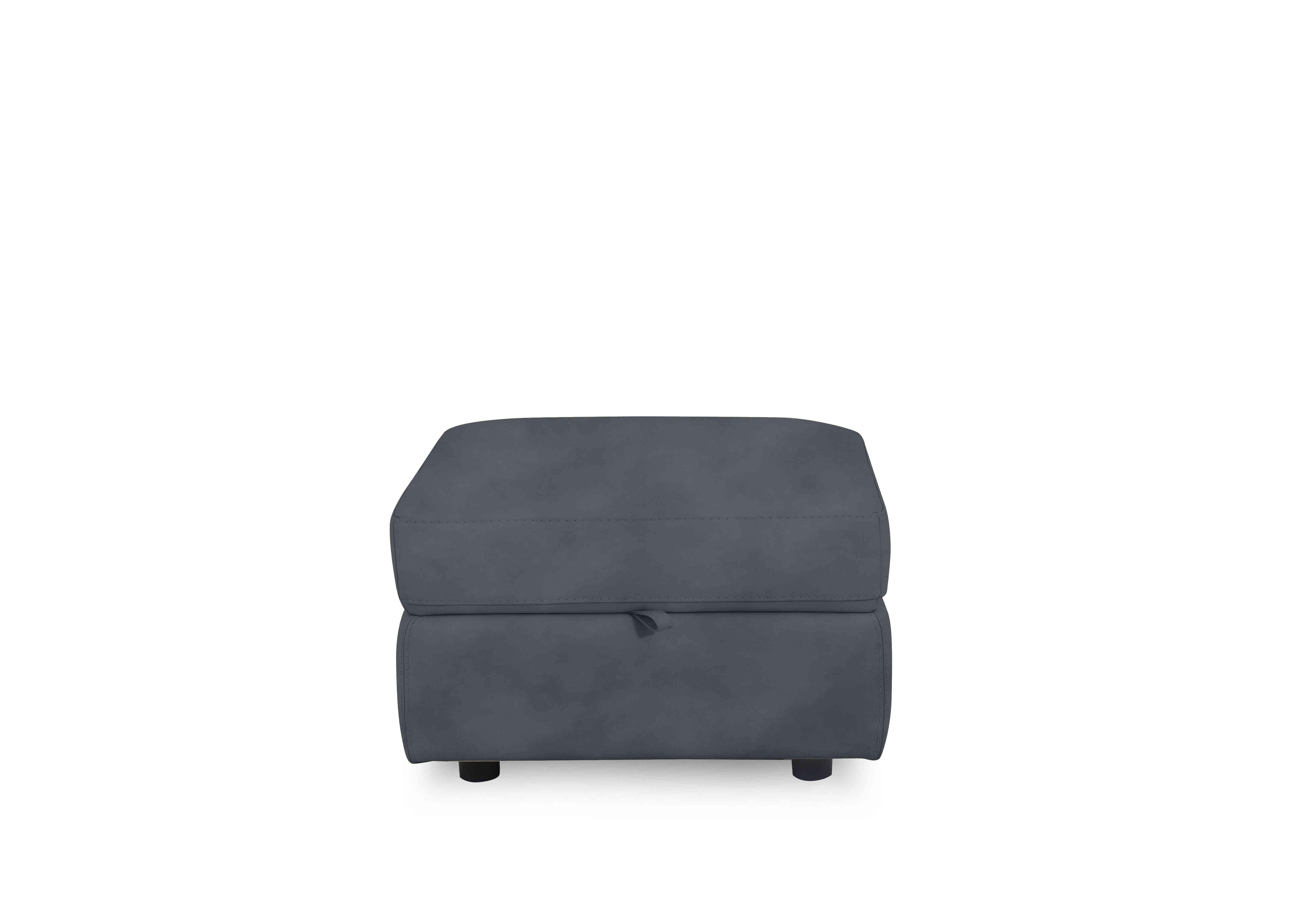 Compact Collection Lille Fabric Storage Footstool in Fab-Meg-R20 Pewter on Furniture Village