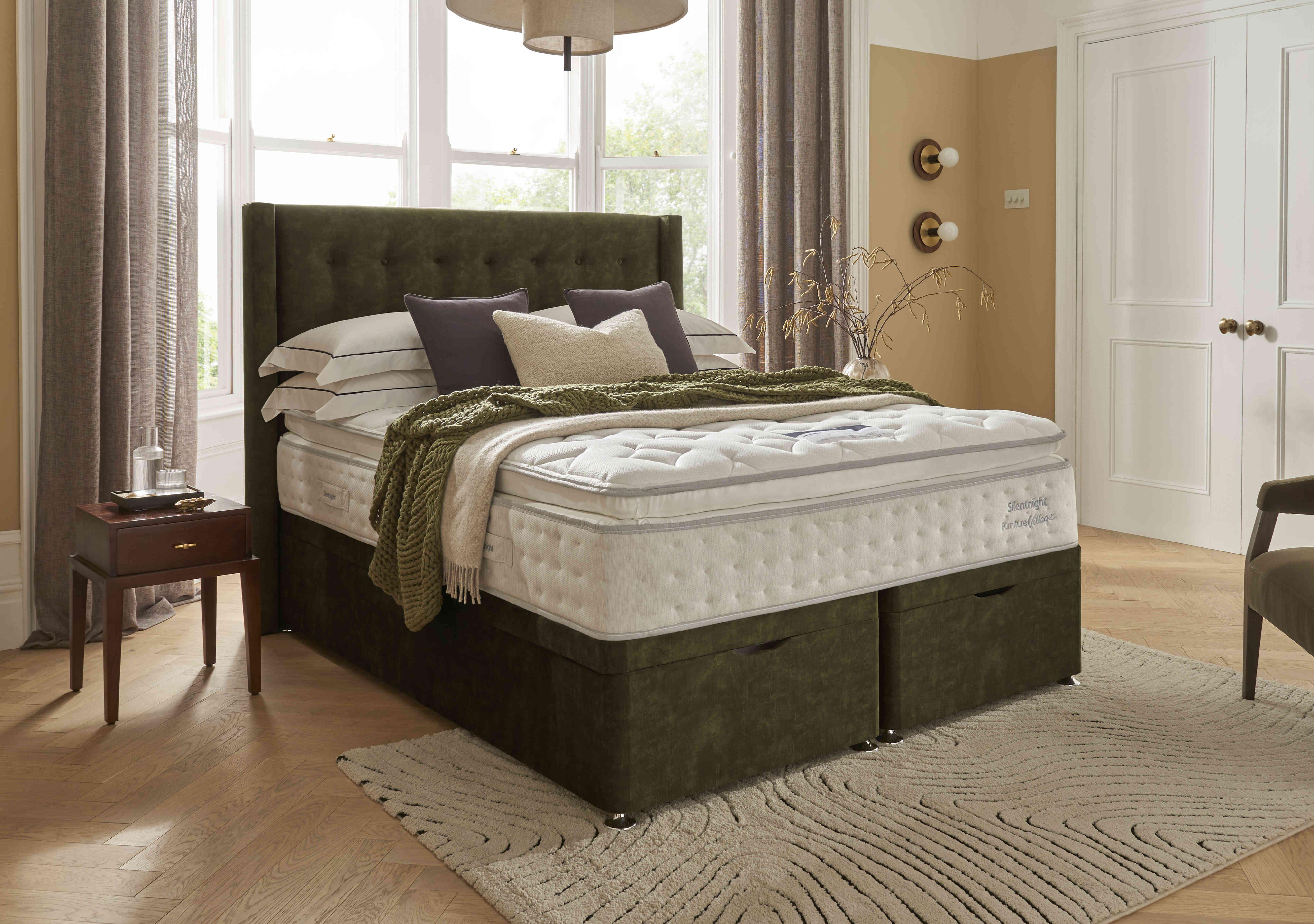 Revitalise Breathe 3000 Pillowtop Ottoman Divan Set in  on Furniture Village