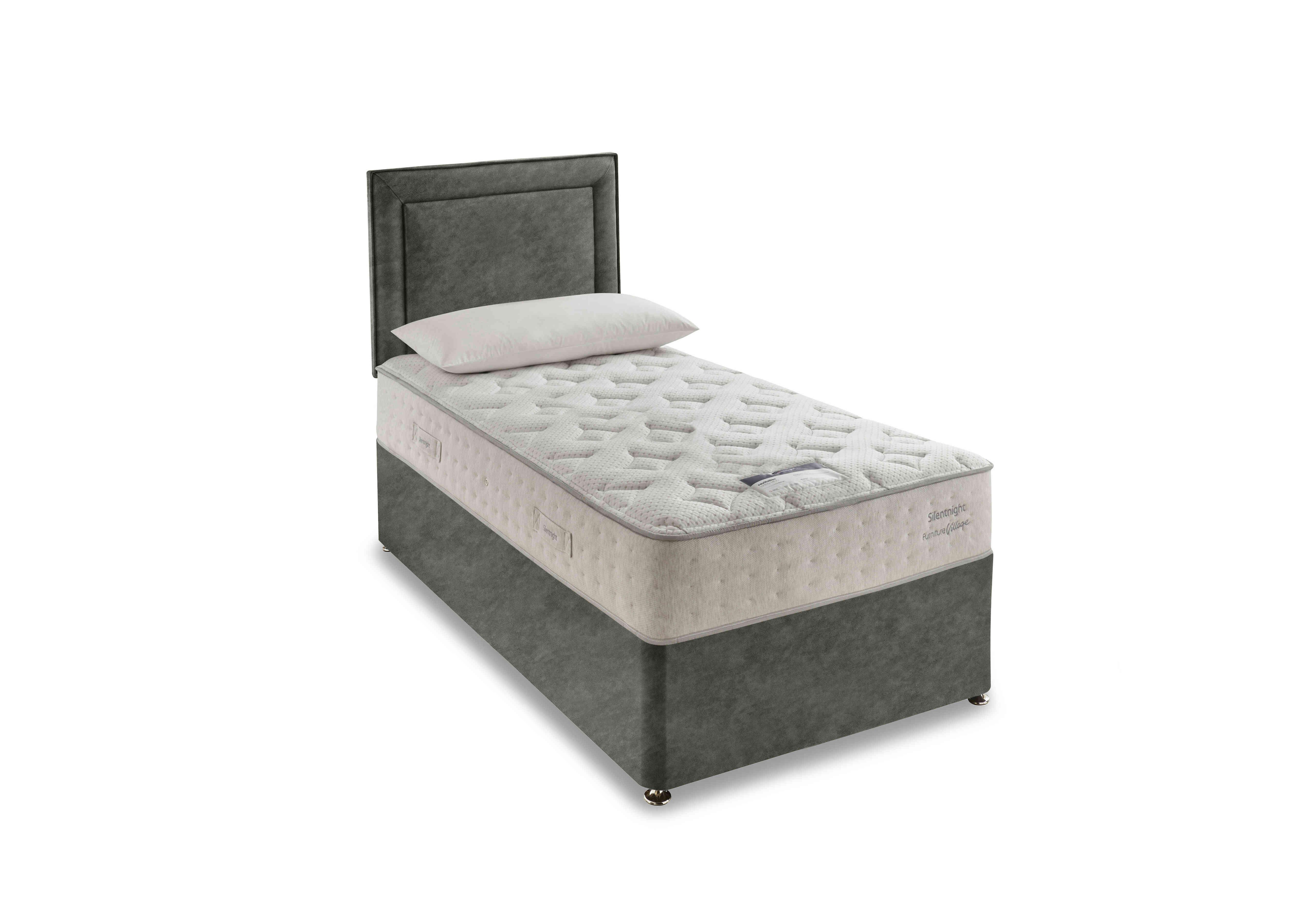 Revitalise Ortho 1400 Divan Set in Fine Cord Velvet Hunter on Furniture Village