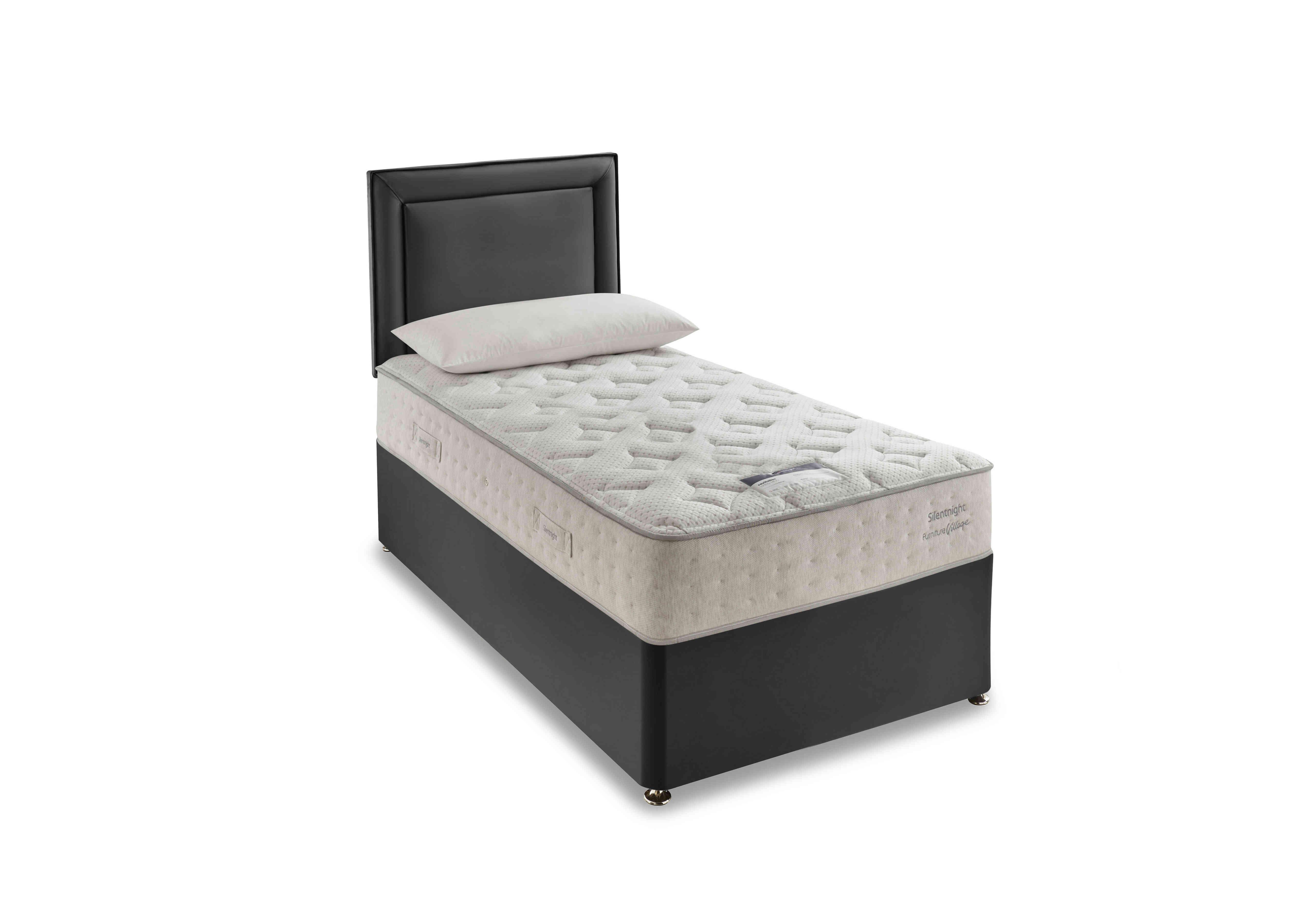 Revitalise Ortho 1400 Divan Set in Smooth Velvet Charcoal on Furniture Village