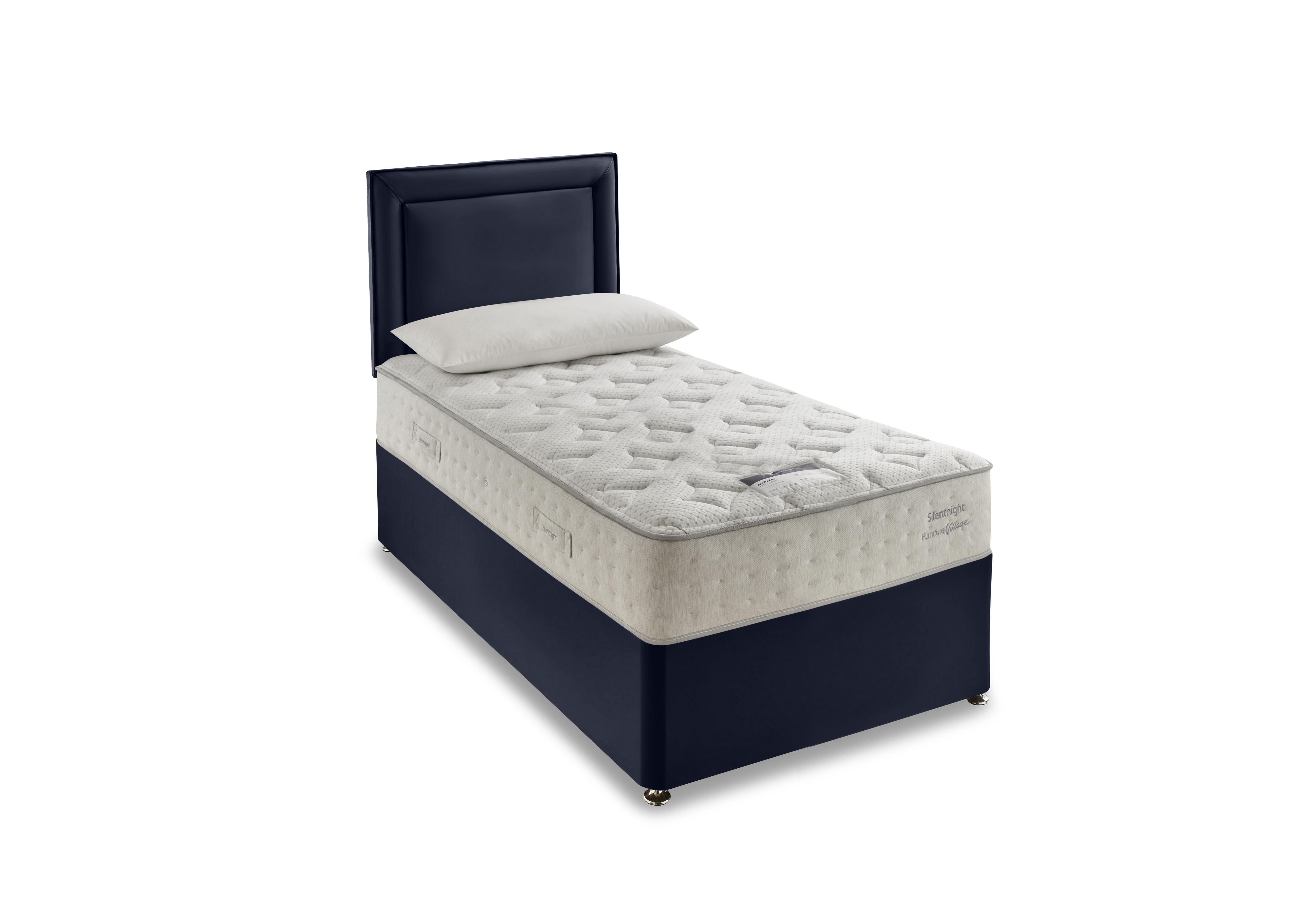 Revitalise Ortho 1400 Divan Set in Smooth Velvet Maritime on Furniture Village