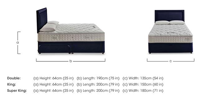 Revitalise Ortho 1400 Half Ottoman Divan Set in  on Furniture Village