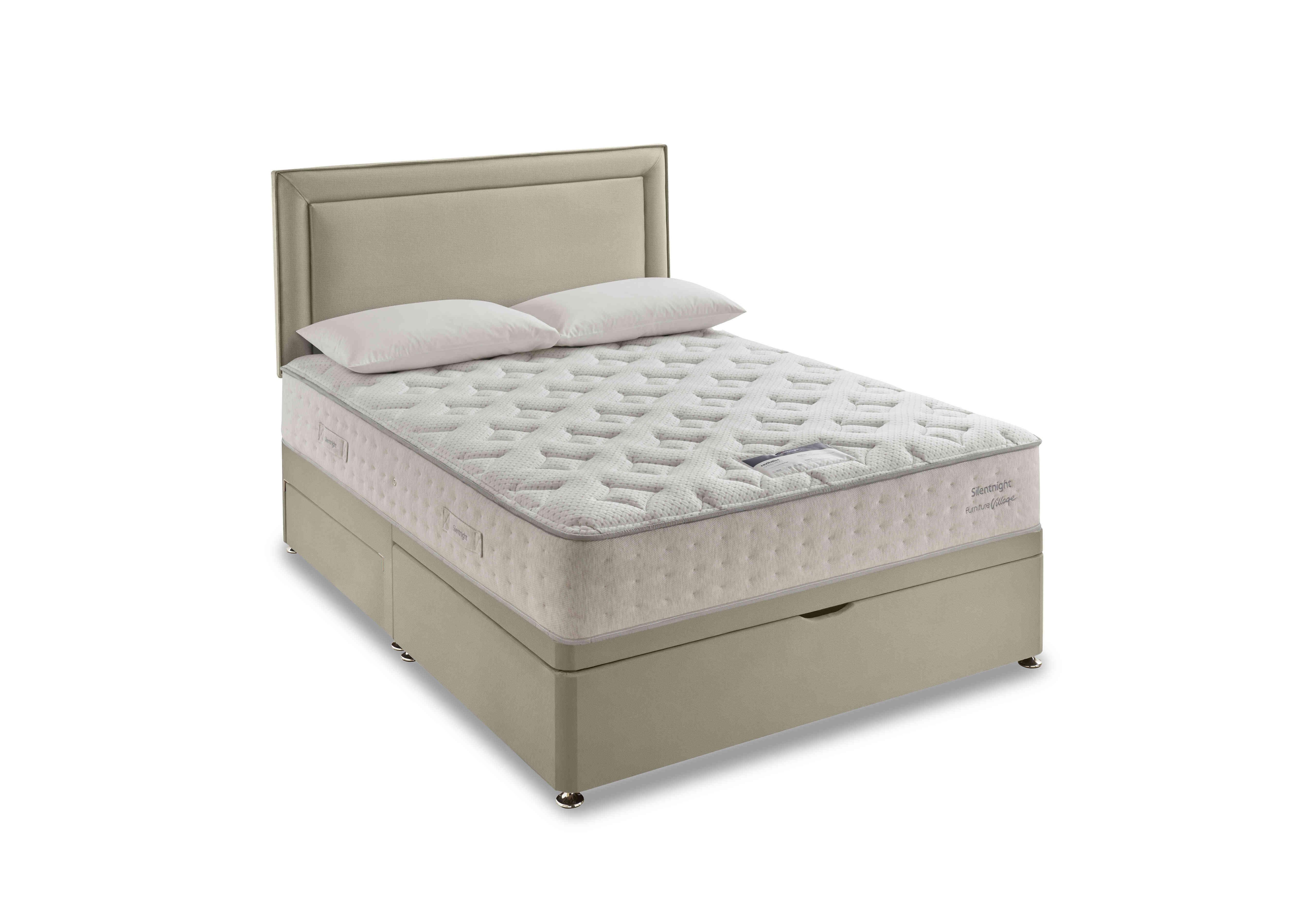 Revitalise Ortho 1400 Half Ottoman Divan Set in Woven Sandstone on Furniture Village