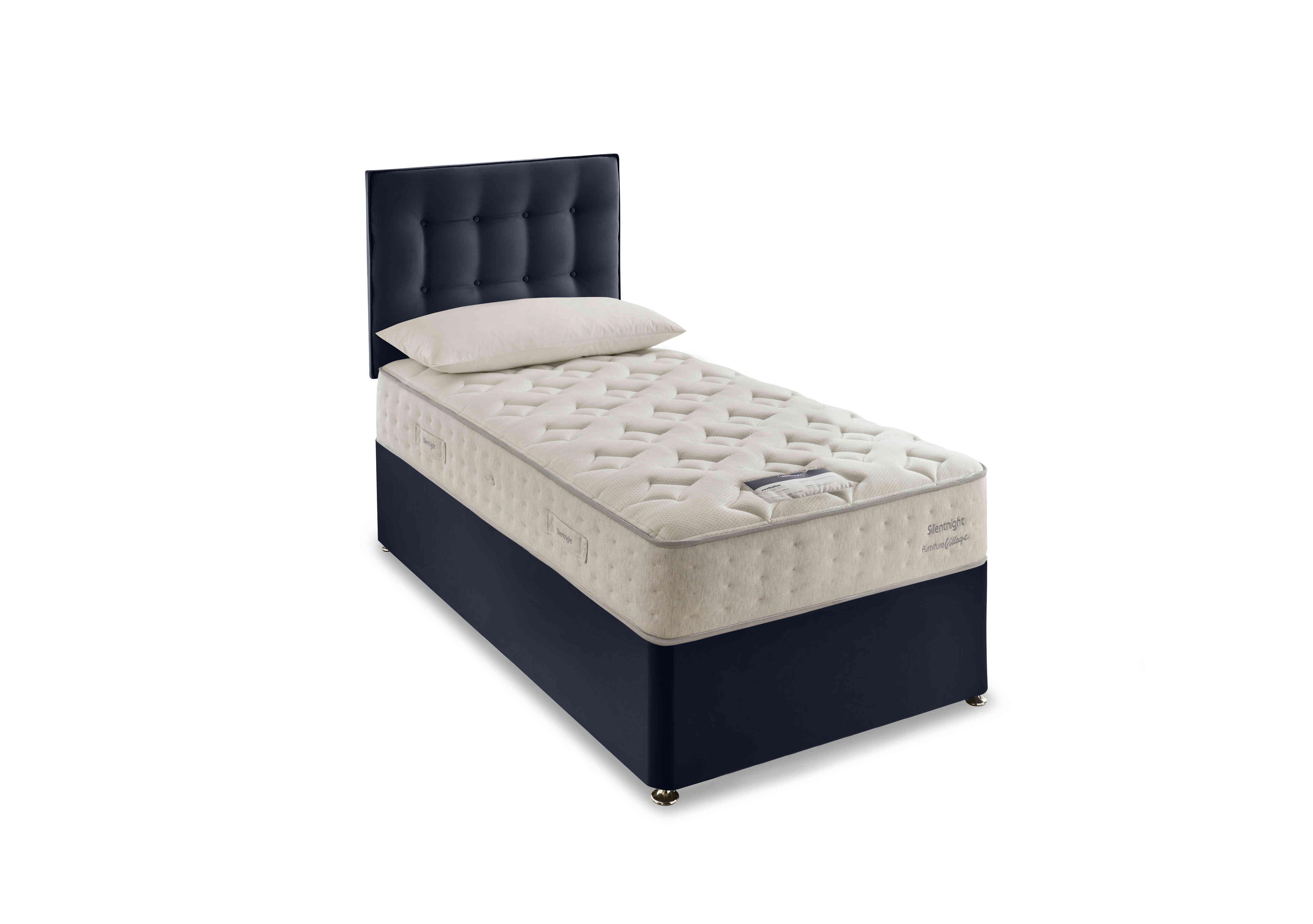 Revitalise Refresh 800 Divan Set in Smooth Velvet Maritime on Furniture Village