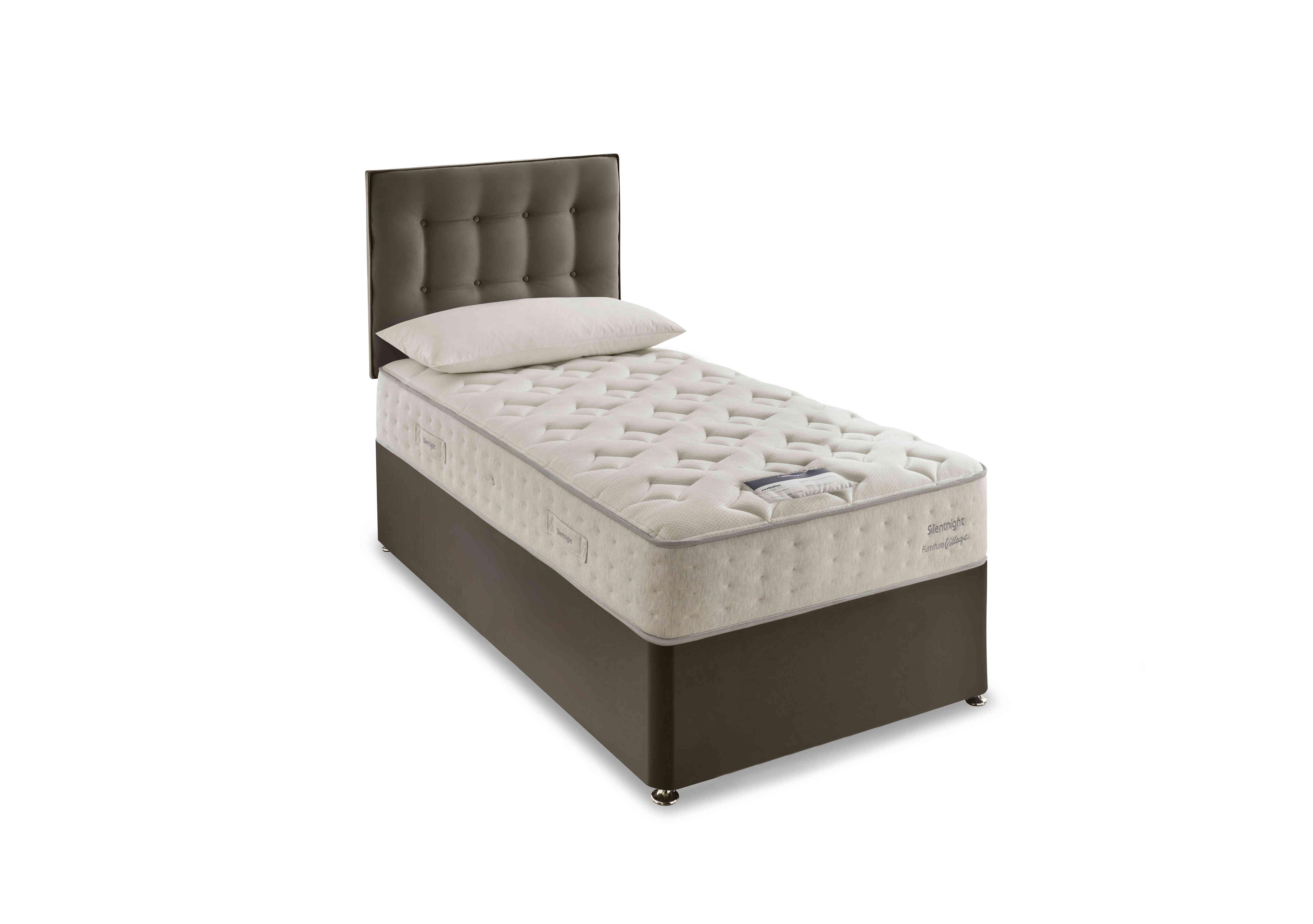 Revitalise Refresh 800 Divan Set in Smooth Velvet Mink on Furniture Village