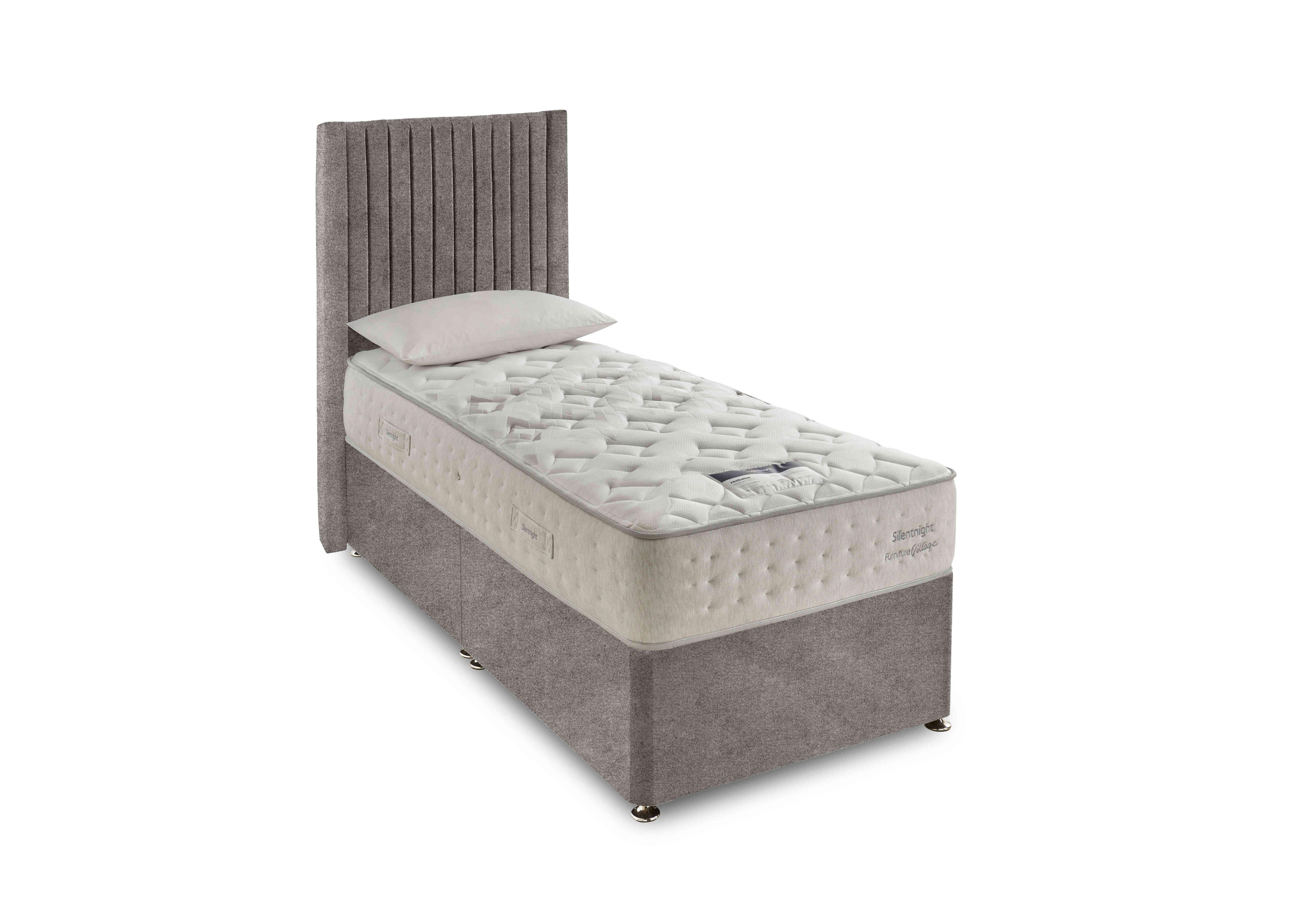 Revitalise Restore 1600 Divan Set in Tweed Woven Pebble on Furniture Village
